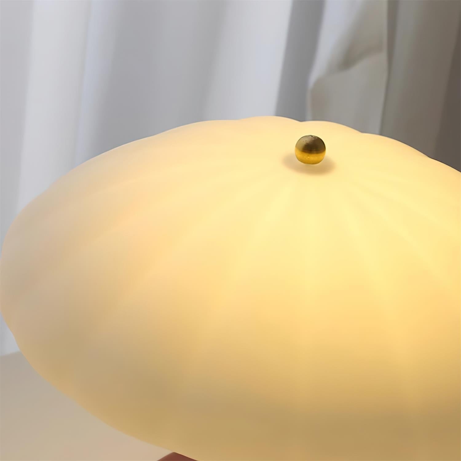 Mushroom Shape Curved Table Lamp M90