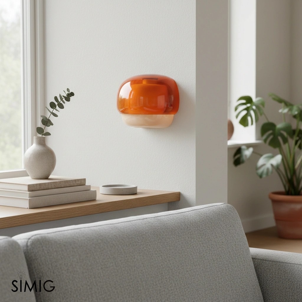 Clinco Layered Glass Wall Sconce for Warm Ambient Lighting S236