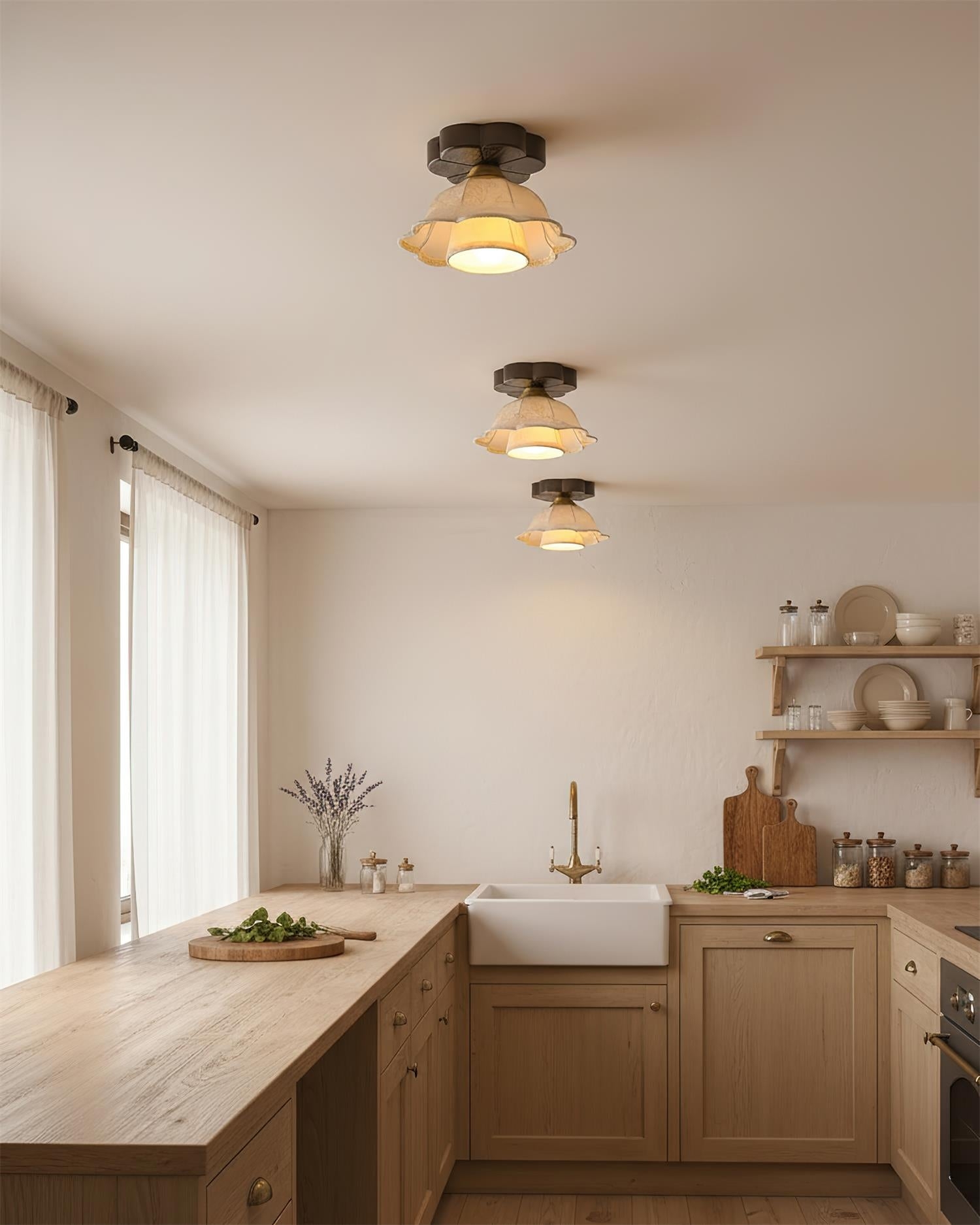 Garcia Flower Ceiling Light T1241