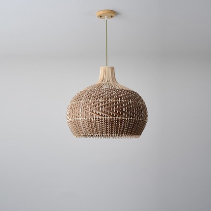 Nordic Rattan Creative Hanging Pendant Light