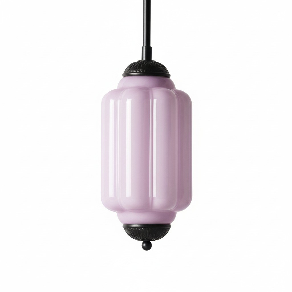 Eloise Vintage Glass Pendant Light - Elegant Pendant Lamp for Living Room G23