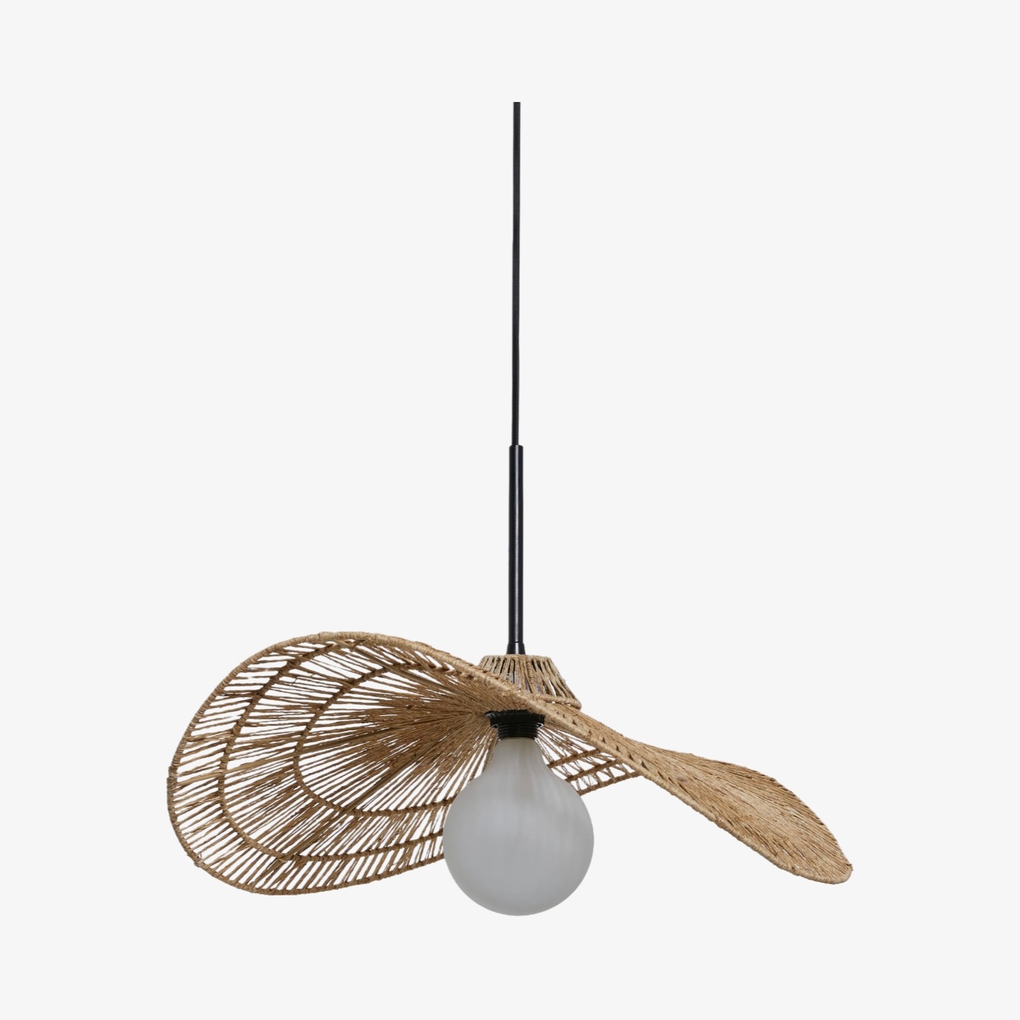 Florevian Tiered Shade Pendant Light with Woven Textured Design for Dining Room T670
