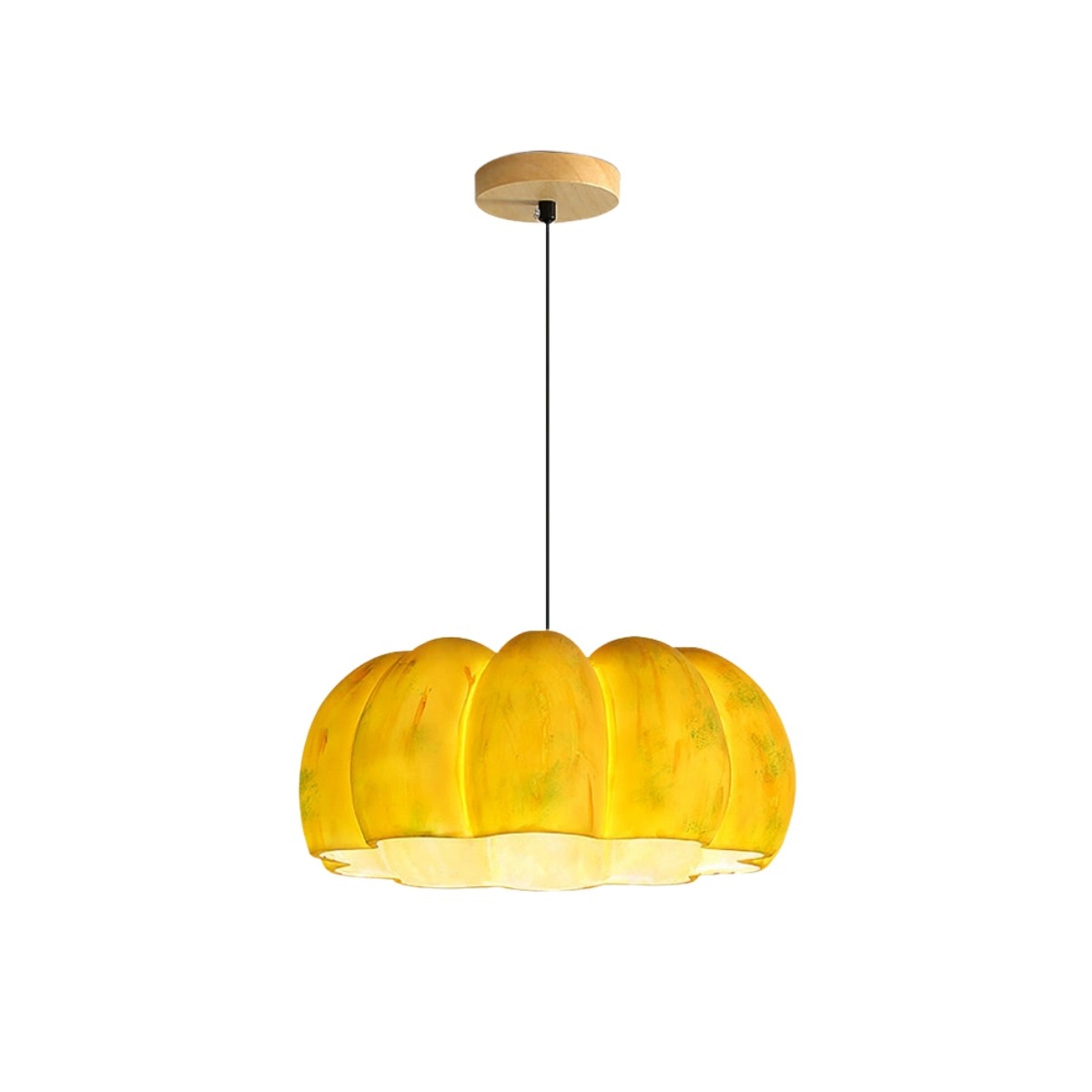 Nordic Rustic Pumpkin Pendant Light S04