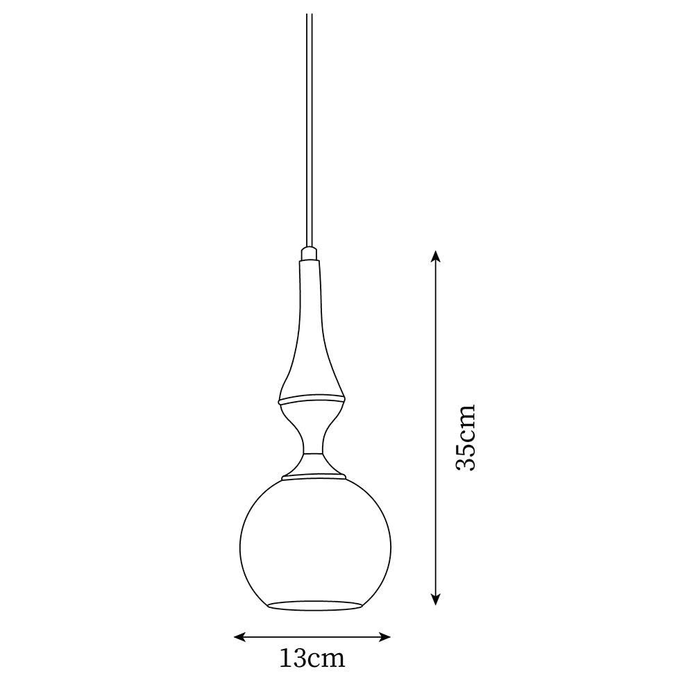 Modern Simple Cream Smooth Small Pendant Lamp M163