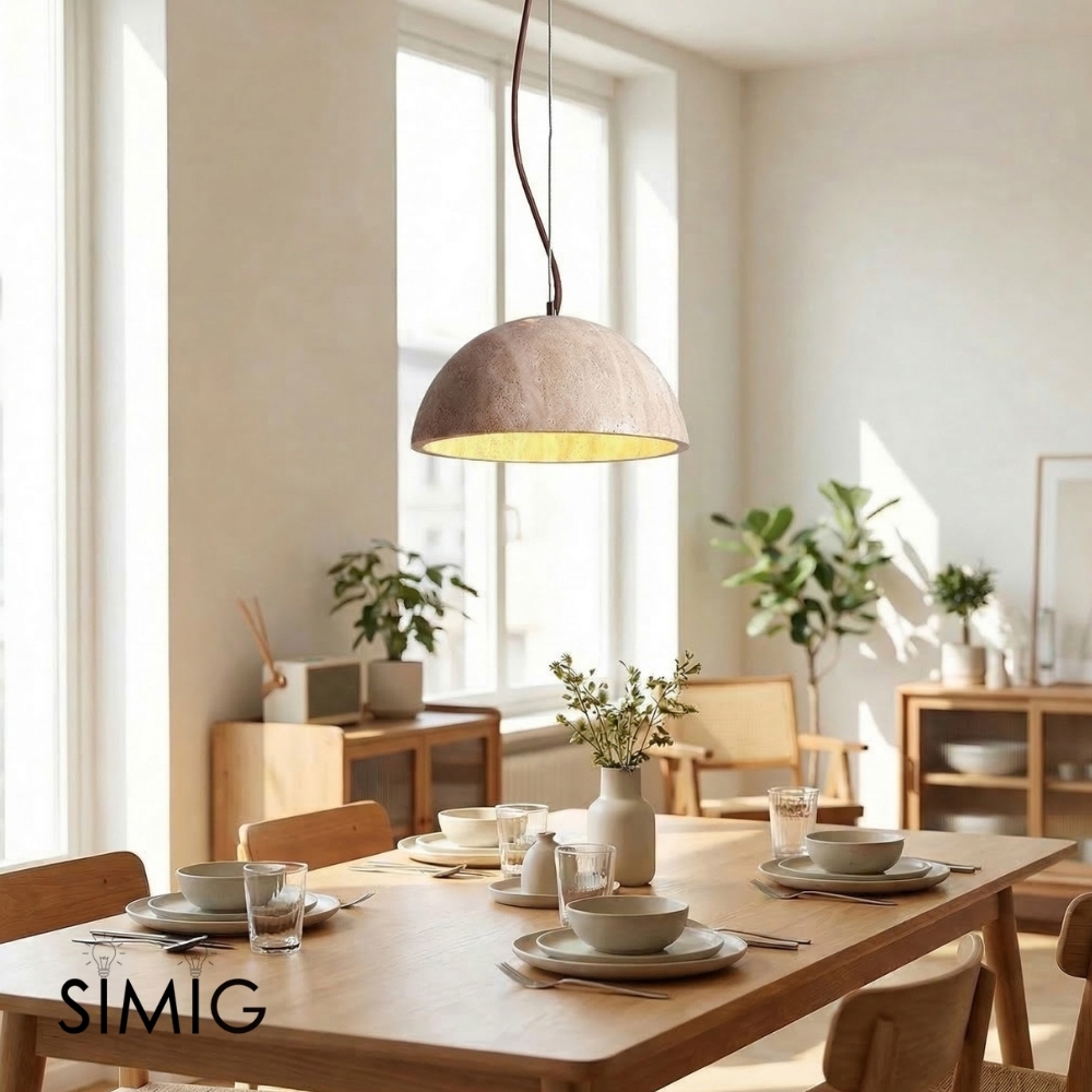 Split Sphere Pendant Light Sculptural Modern - Dining Room Lighting M560