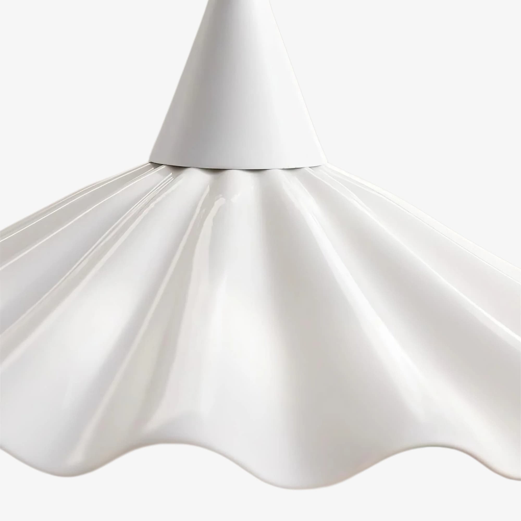Arluneva Artistic Wave Pendant Lamp - Modern Handcrafted Ceramic Light for Living Room T1156