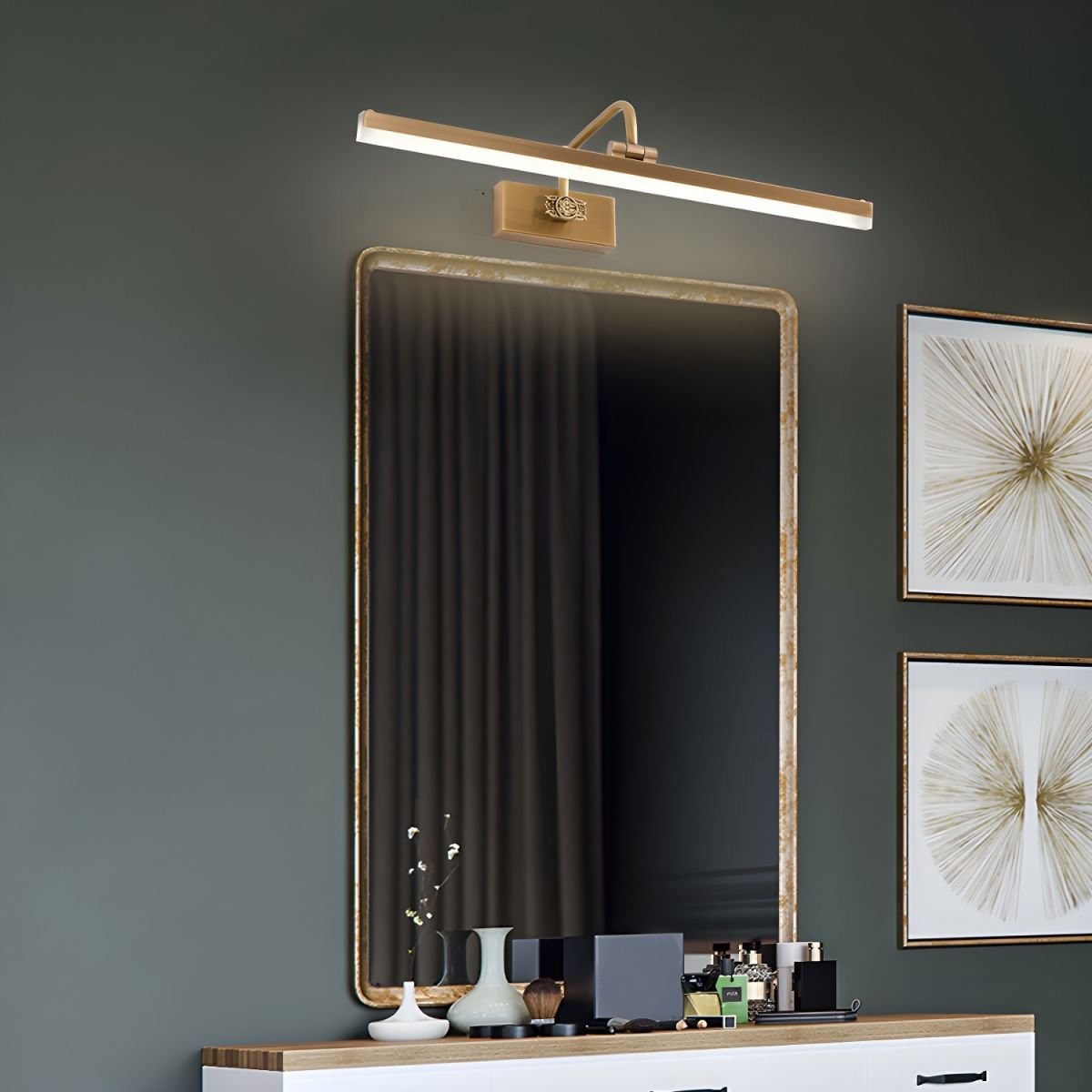 Metal Antler Linear Design Wall Lamp M582