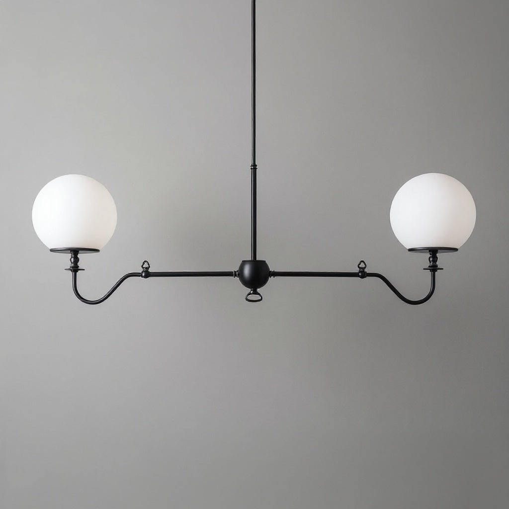 Glorica Glass Brass Chandelier Lighting - Contemporary Glass Multi-Light Hanging Fixture T405