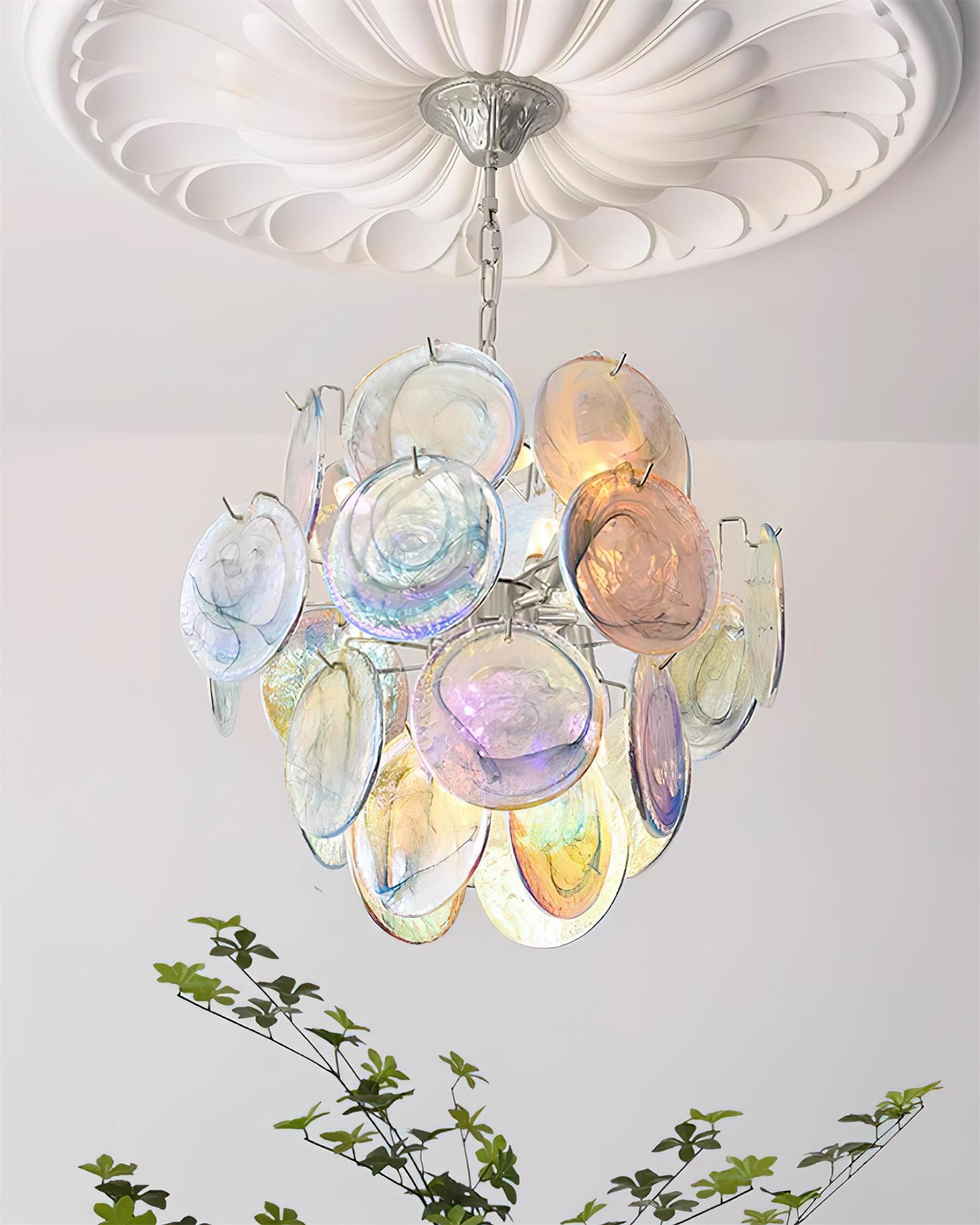 Neuvy Glass Chandelier T1304
