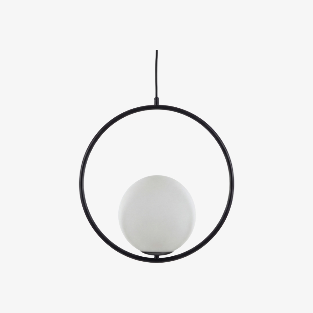 Lunectra Modern Pendant Light Geometric Design - Contemporary Hanging Lamp for Living Room T1177
