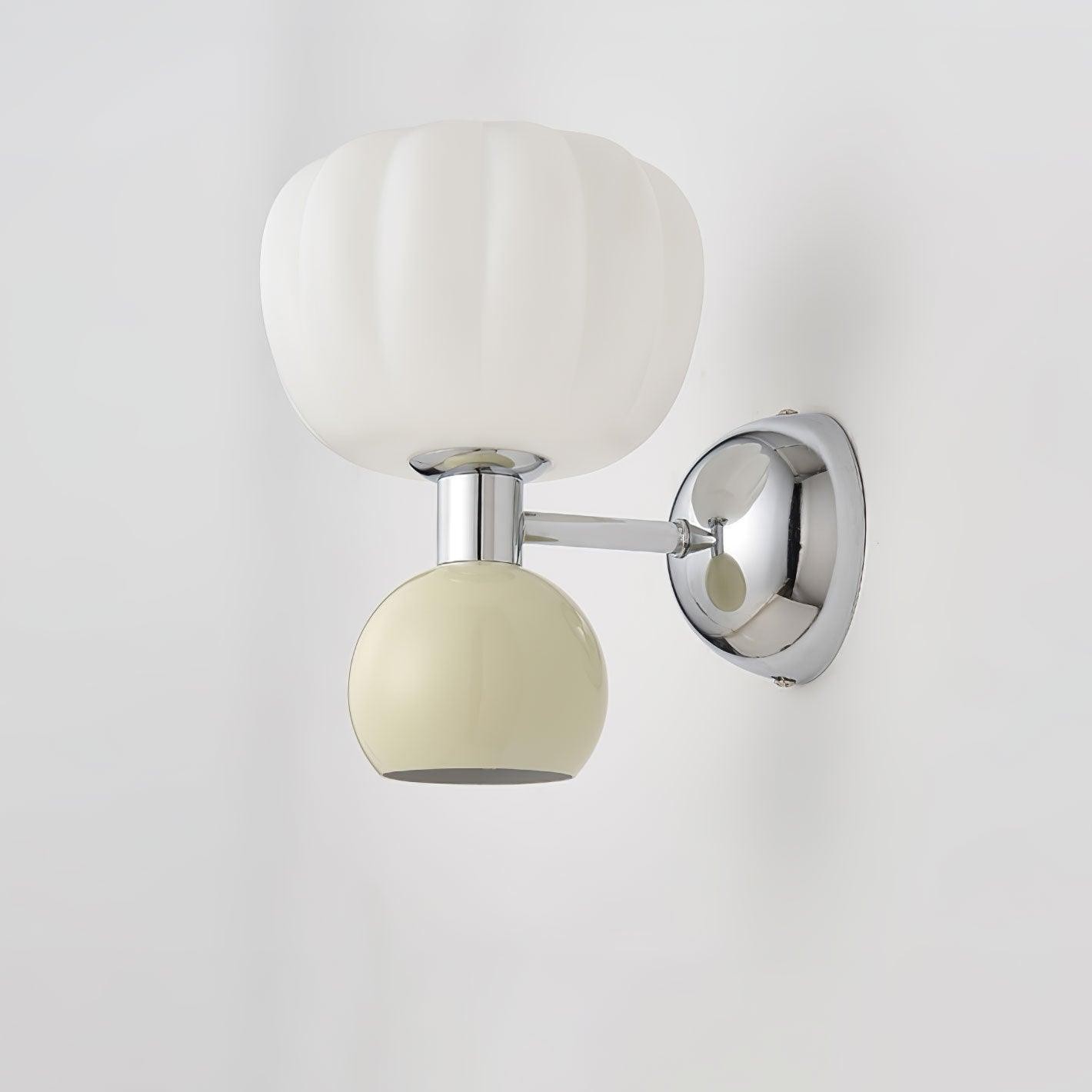 Cream Style Bedroom Bedside Pumpkin Wall Sconce M437
