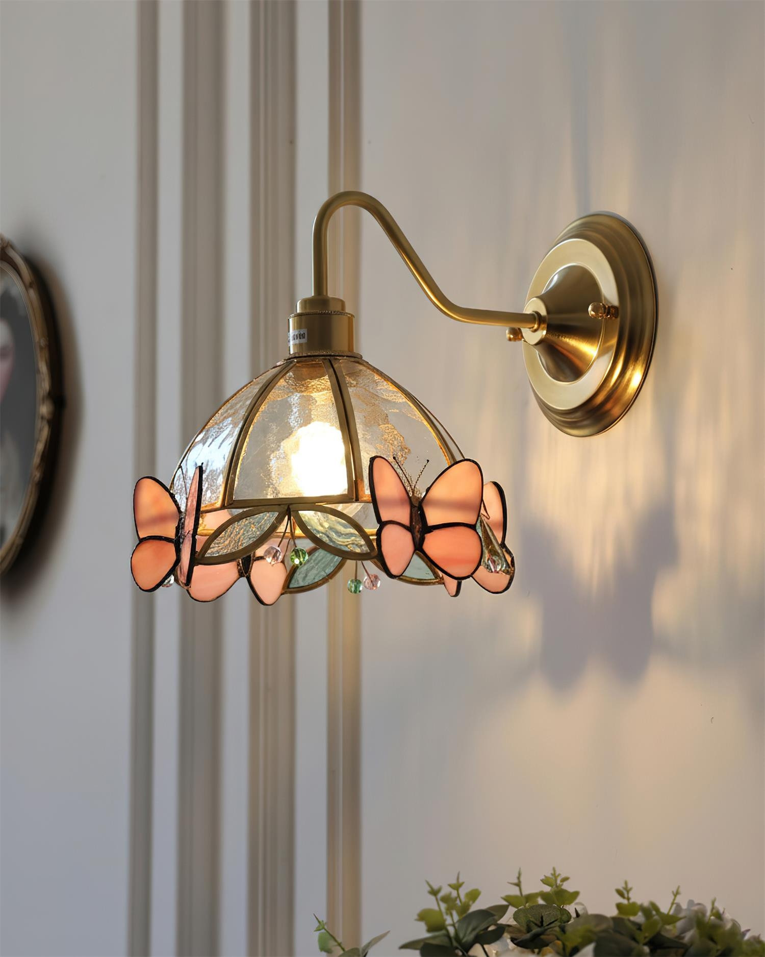 Butterfly Jewel Wall Lamp T1464