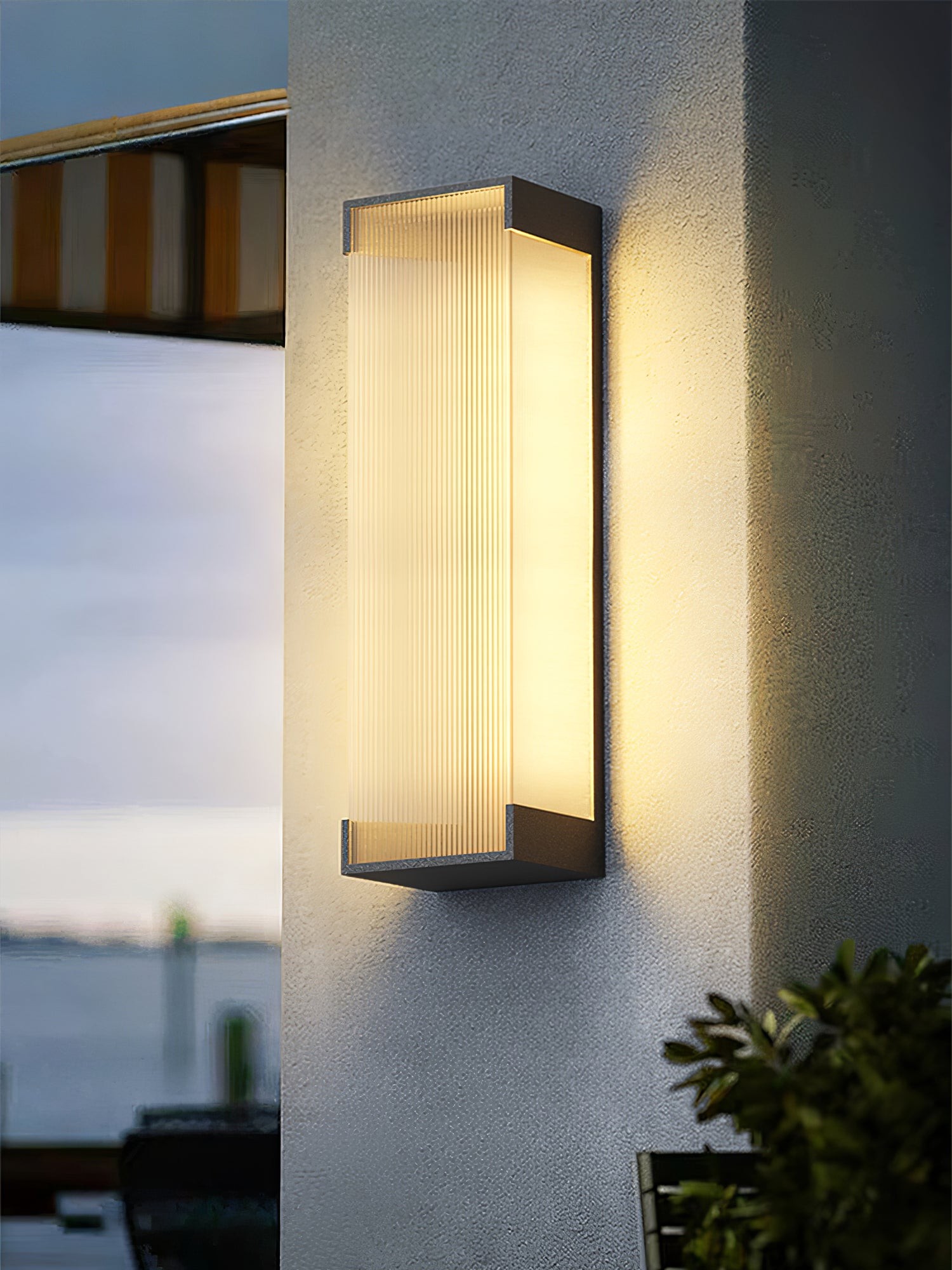 Rectangular Outdoor Wall Light M328