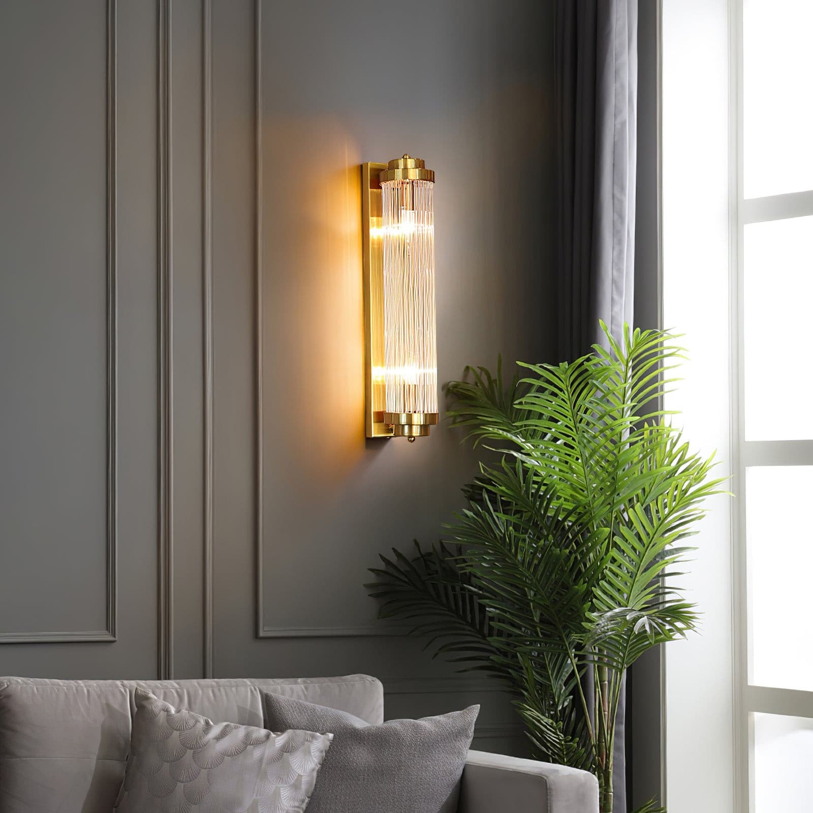 Pillar Offset Wall Lamp T429