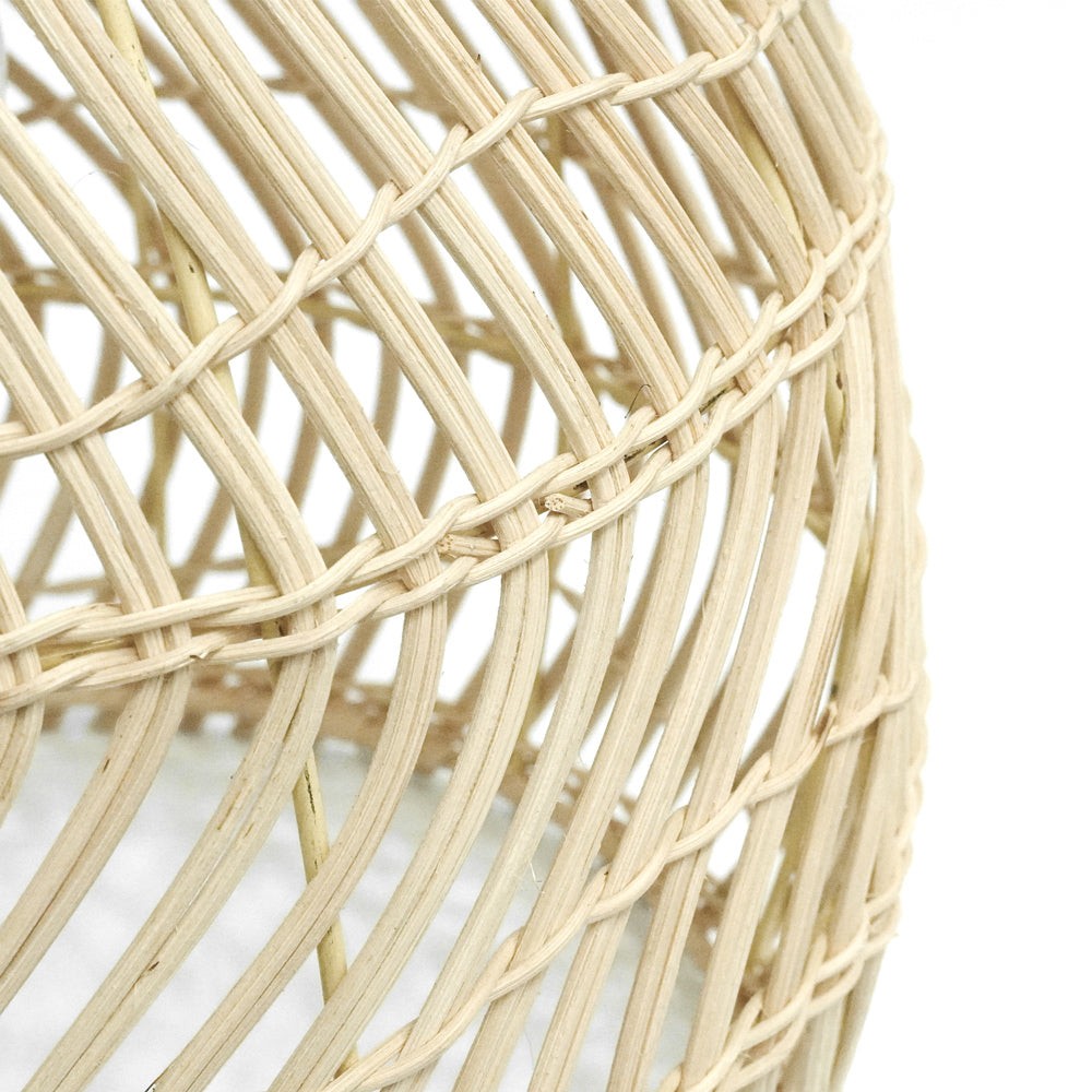 Wicker Basket Rattan Pendant Light S74