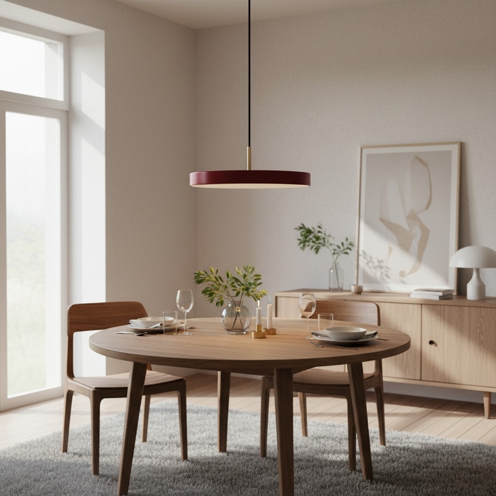 Astris Geometric Pendant Light – Modern Metal Hanging Lamp for Kitchen Island T1181
