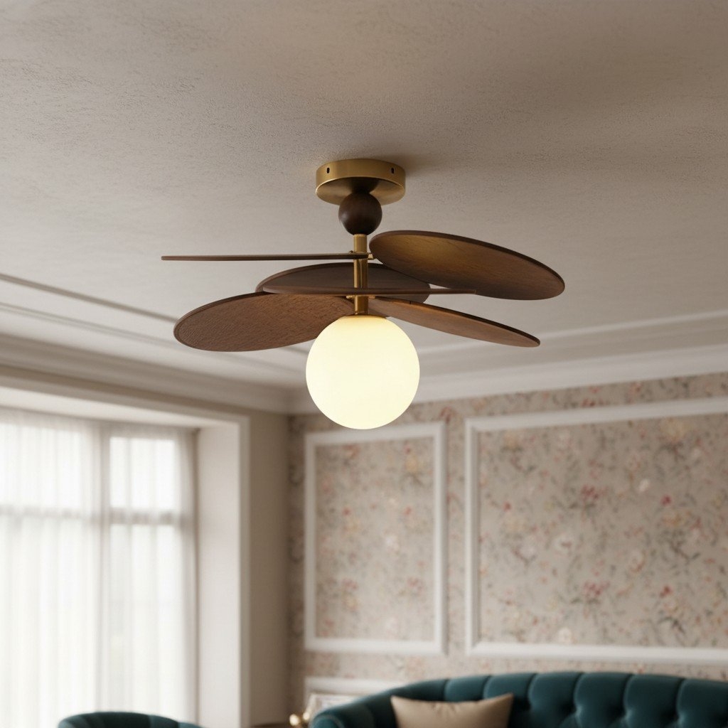 Orrise Overlapping Blade Design Ceiling Light - Contemporary Decorative Light for Interiors T519