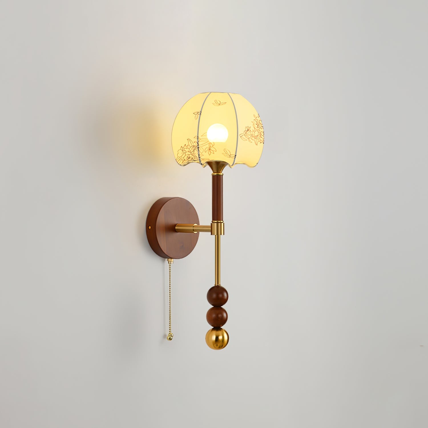 Retro Solid Wood Series Wall Lamp M419