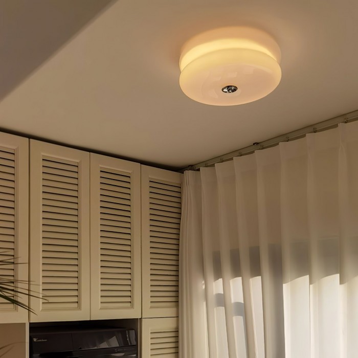 Vintage Glass Flush Mount Ceiling Light S115
