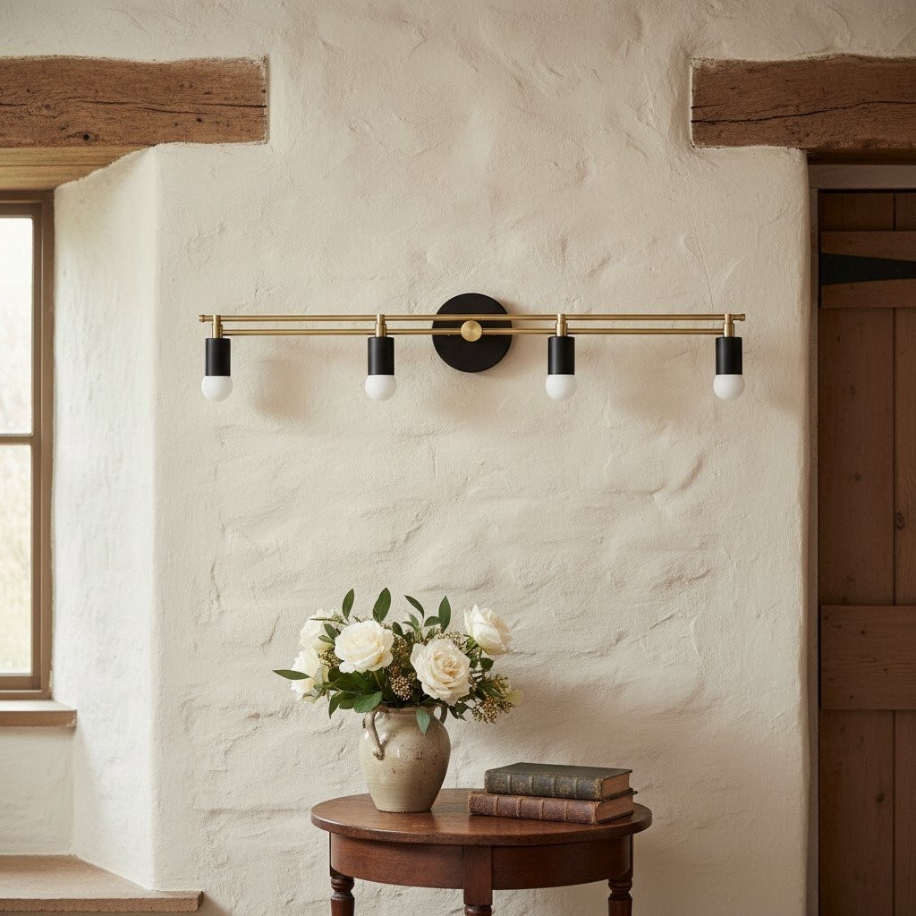 Mobilux Line Modern Vanity Light - Bathroom Wall Fixture in Art Deco Style T354