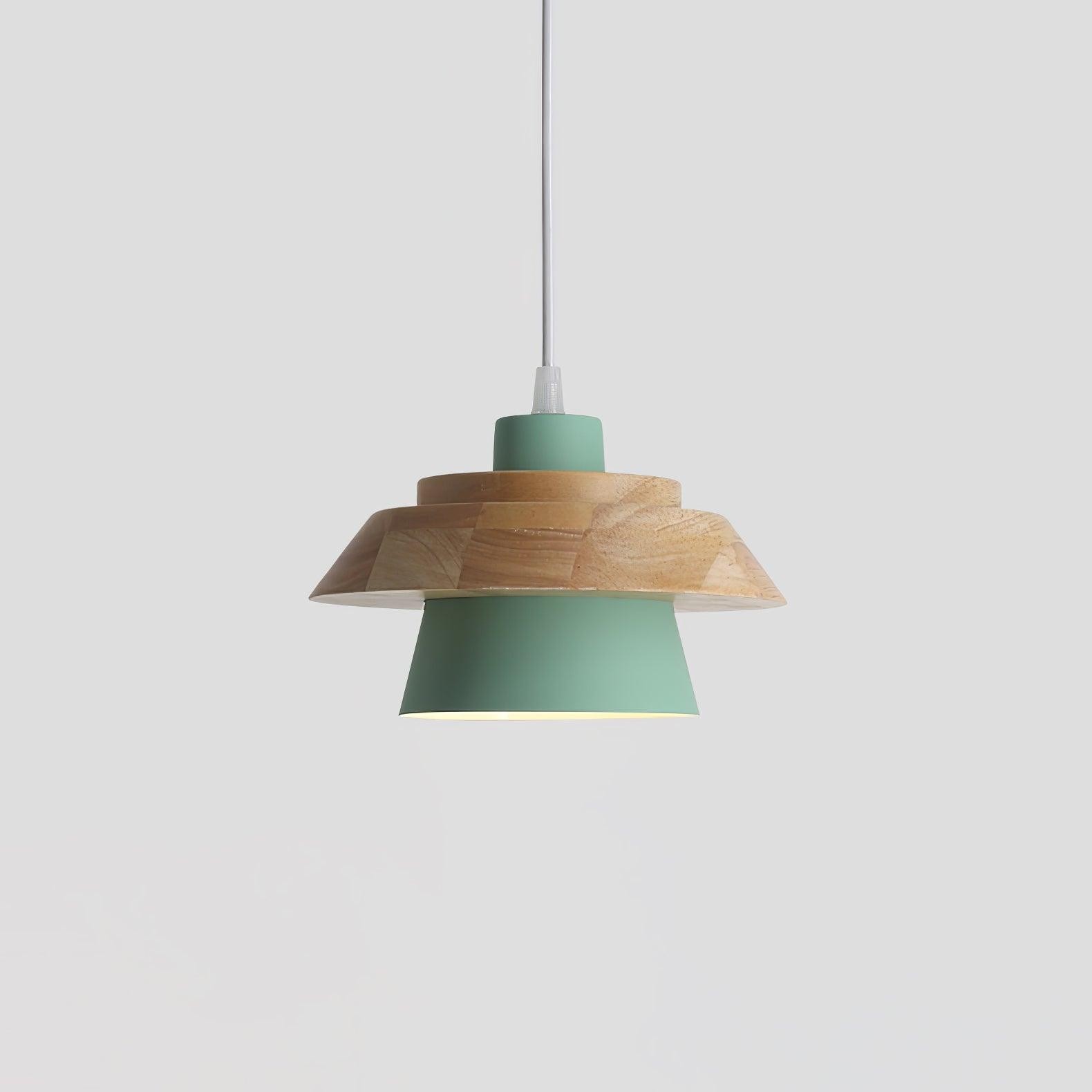 Stone Wood Pendant Lamp M407