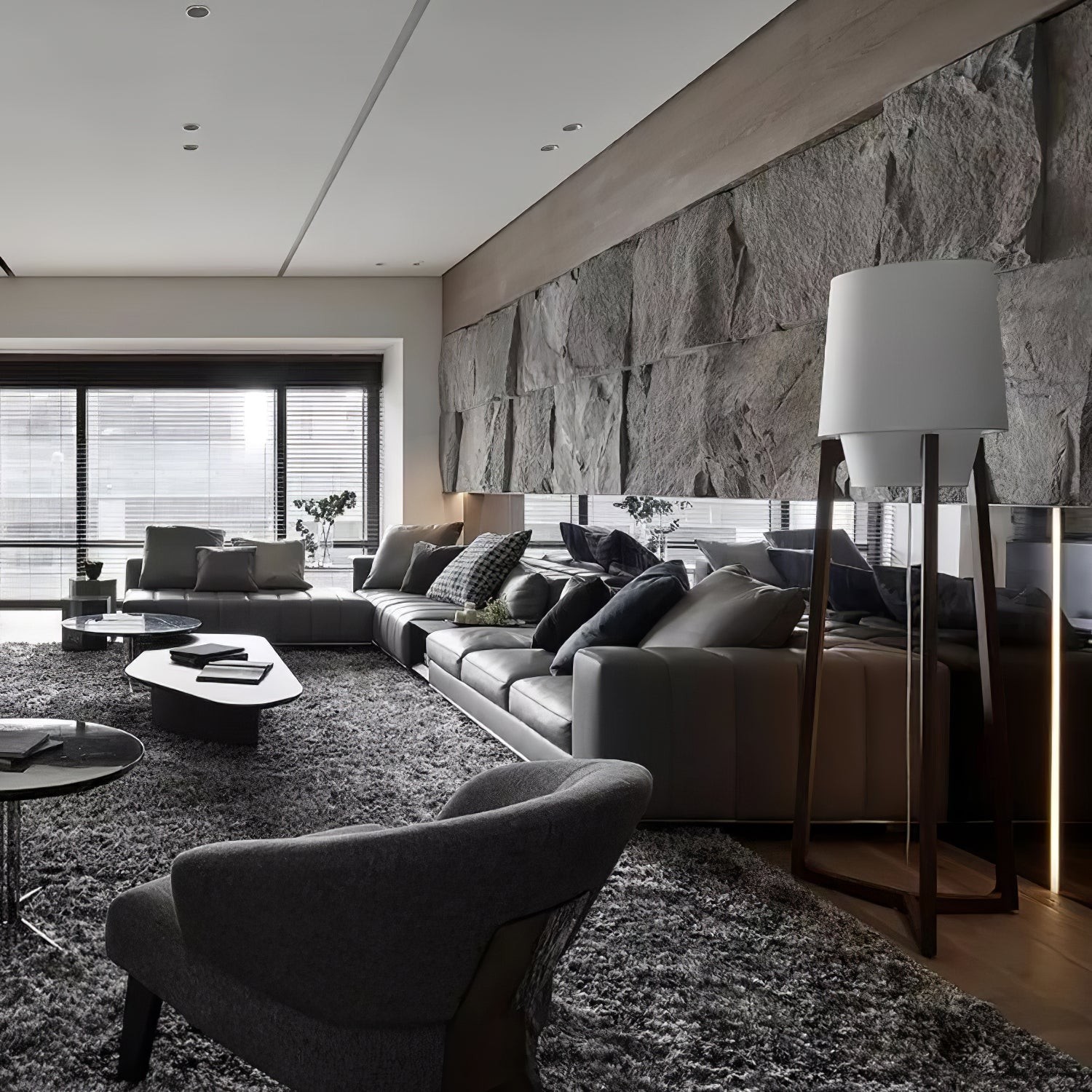 Modern Simple Chinese Style Solid Wood Floor Lamp M51