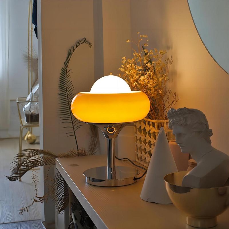 Bauhaus Glass Creative Egg Tart Table Lamp S141