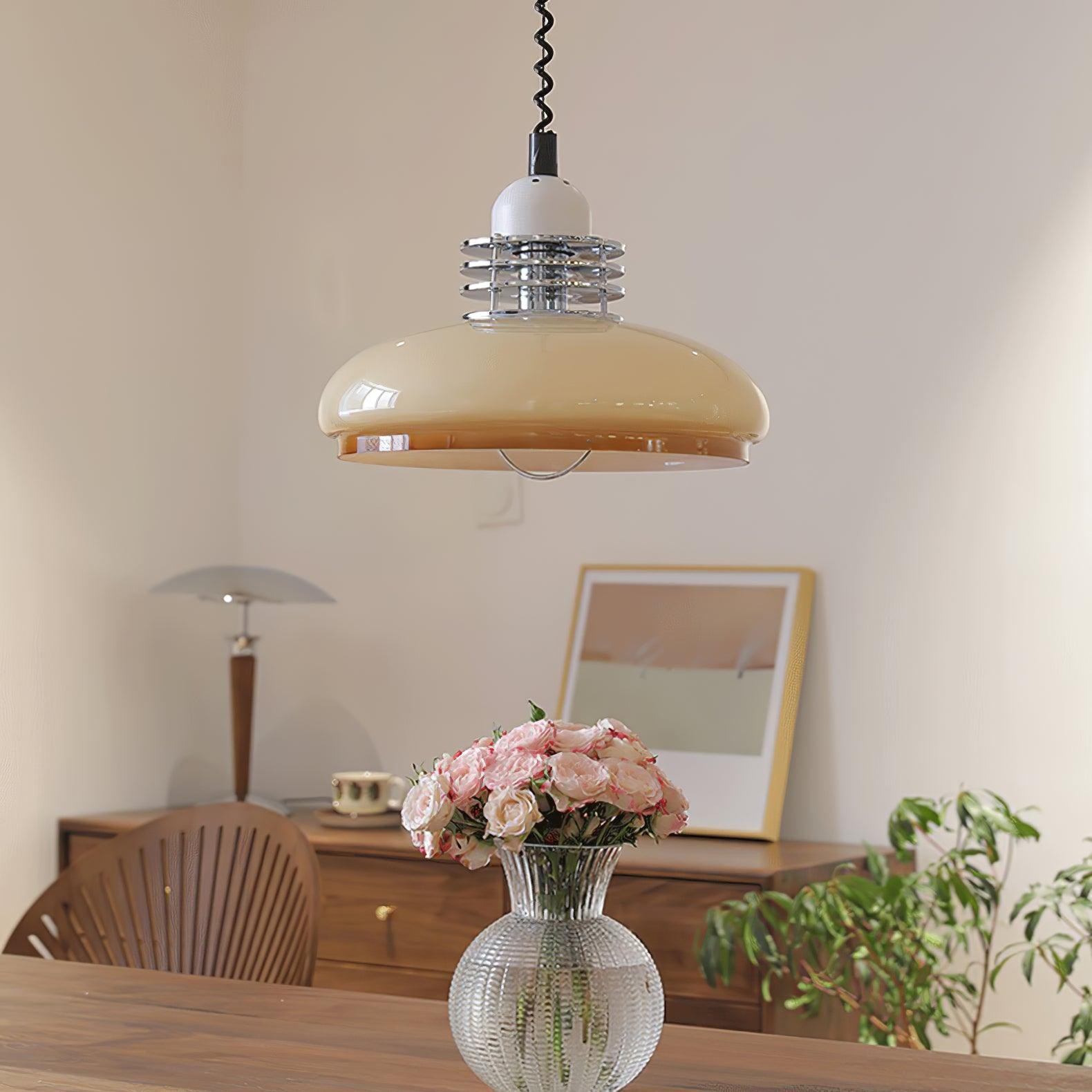 Nordic Cream Retractable Pendant Lamp M203