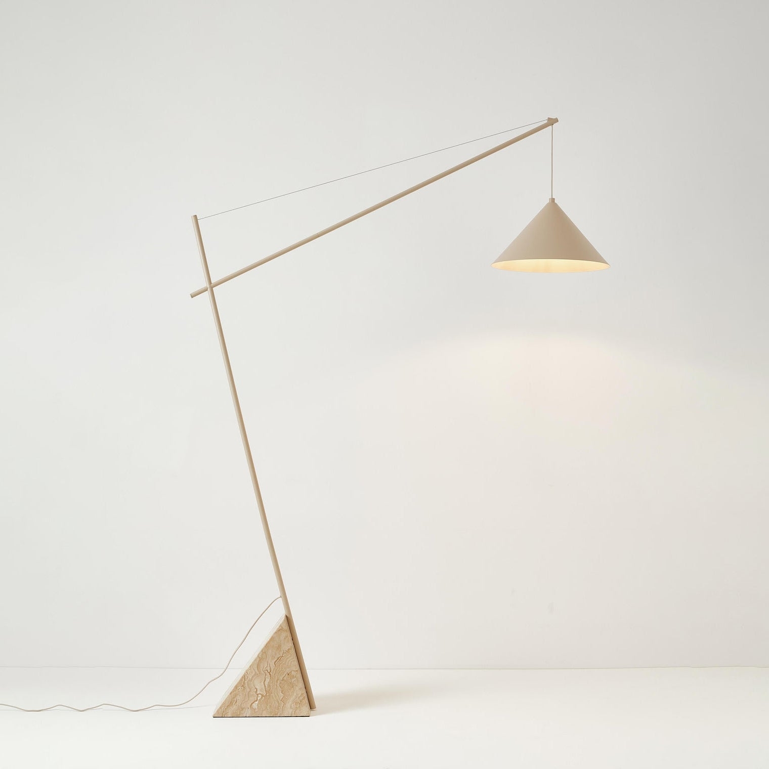 Grande Travertine Floor Lamp T1930