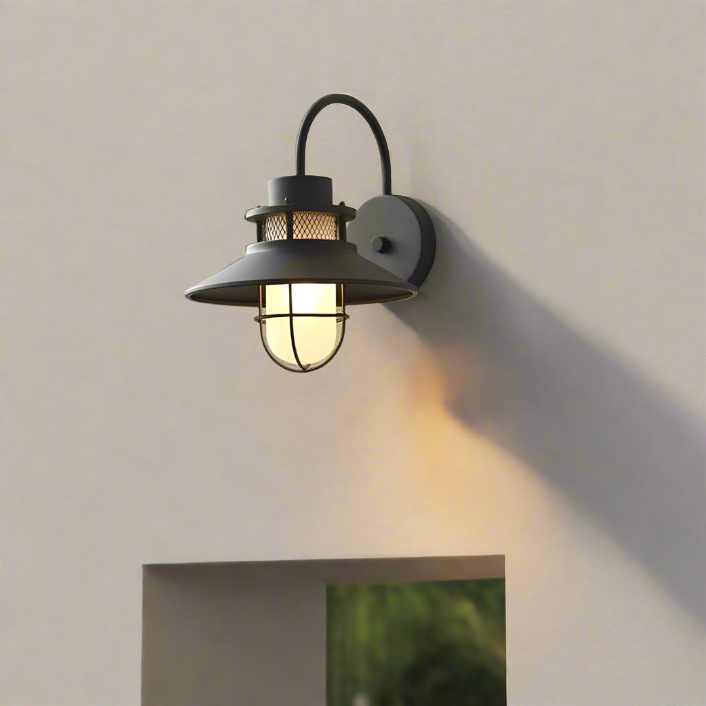 Luminous Outdoor Torch Metal Outdoor Wall Lamp T2031