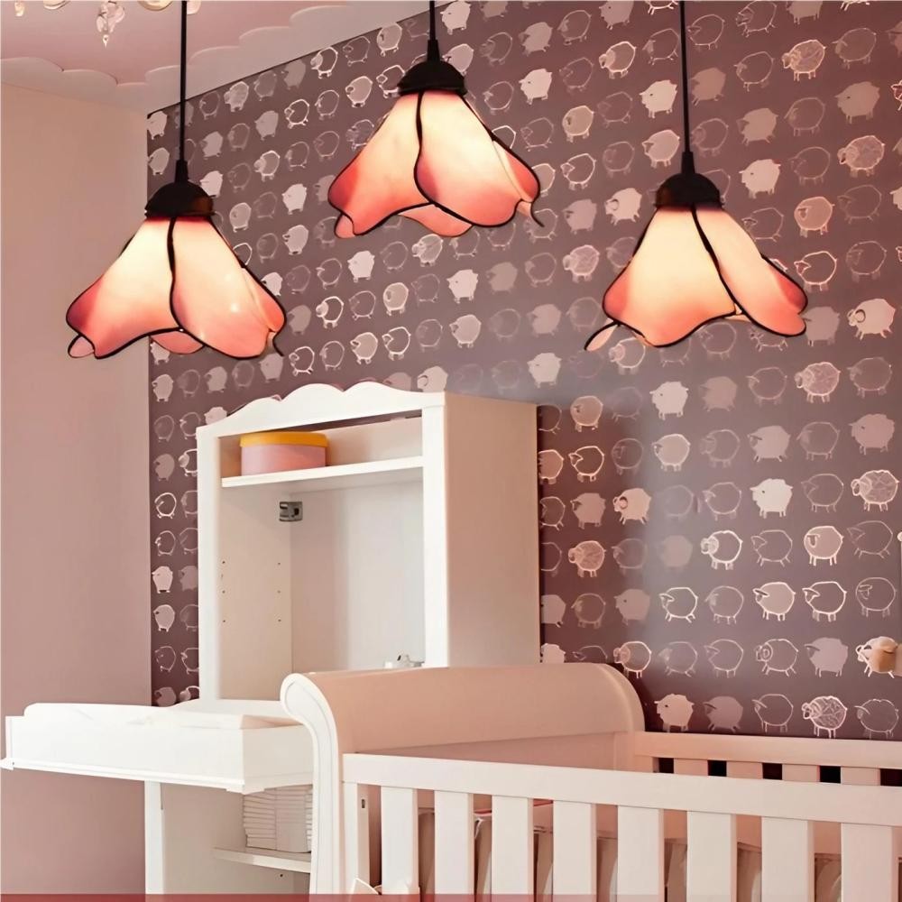 Tiffany Style Flower Glass Pendant Lamp S82