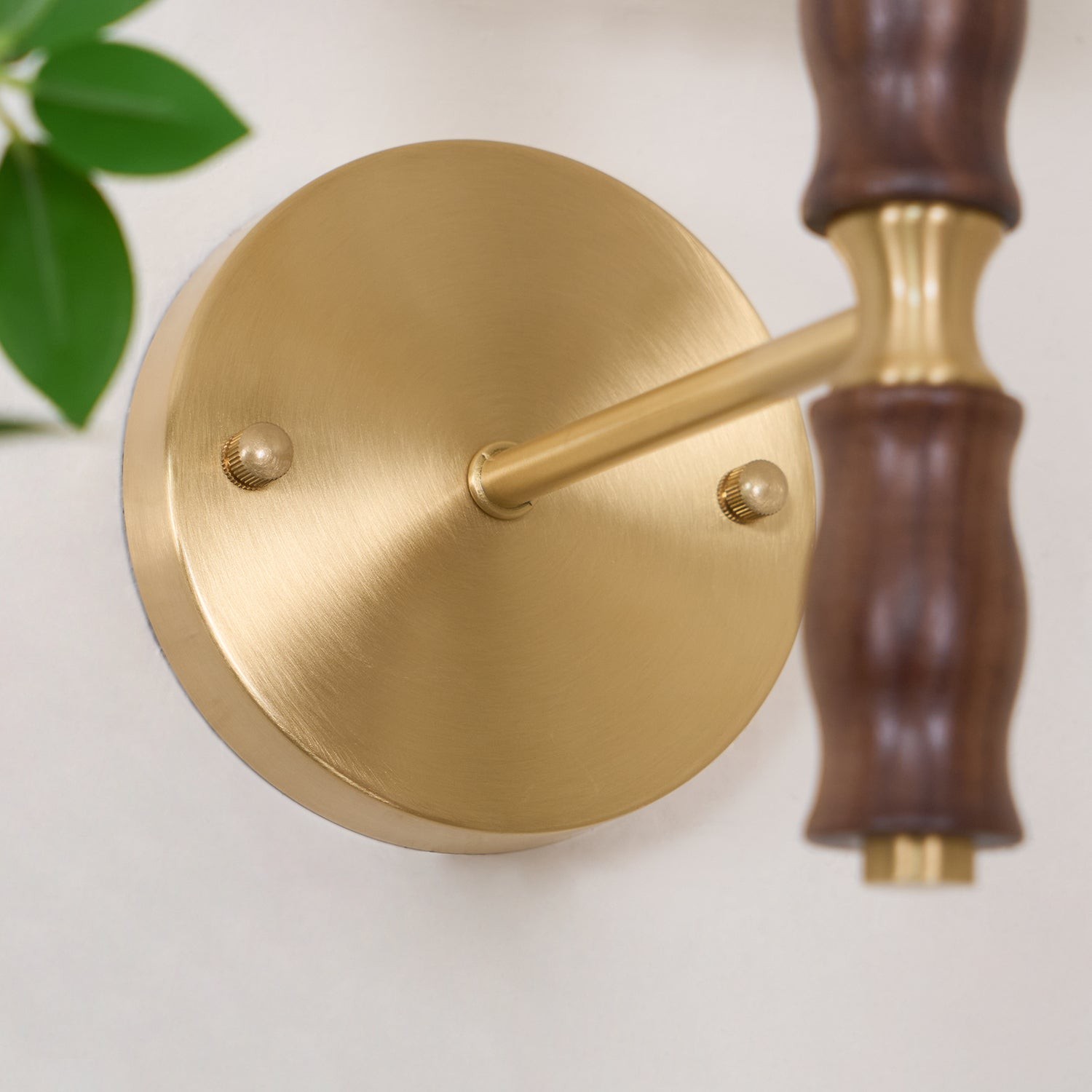 Japanese Retro Walnut Atmosphere Wall Light For Bedroom M330