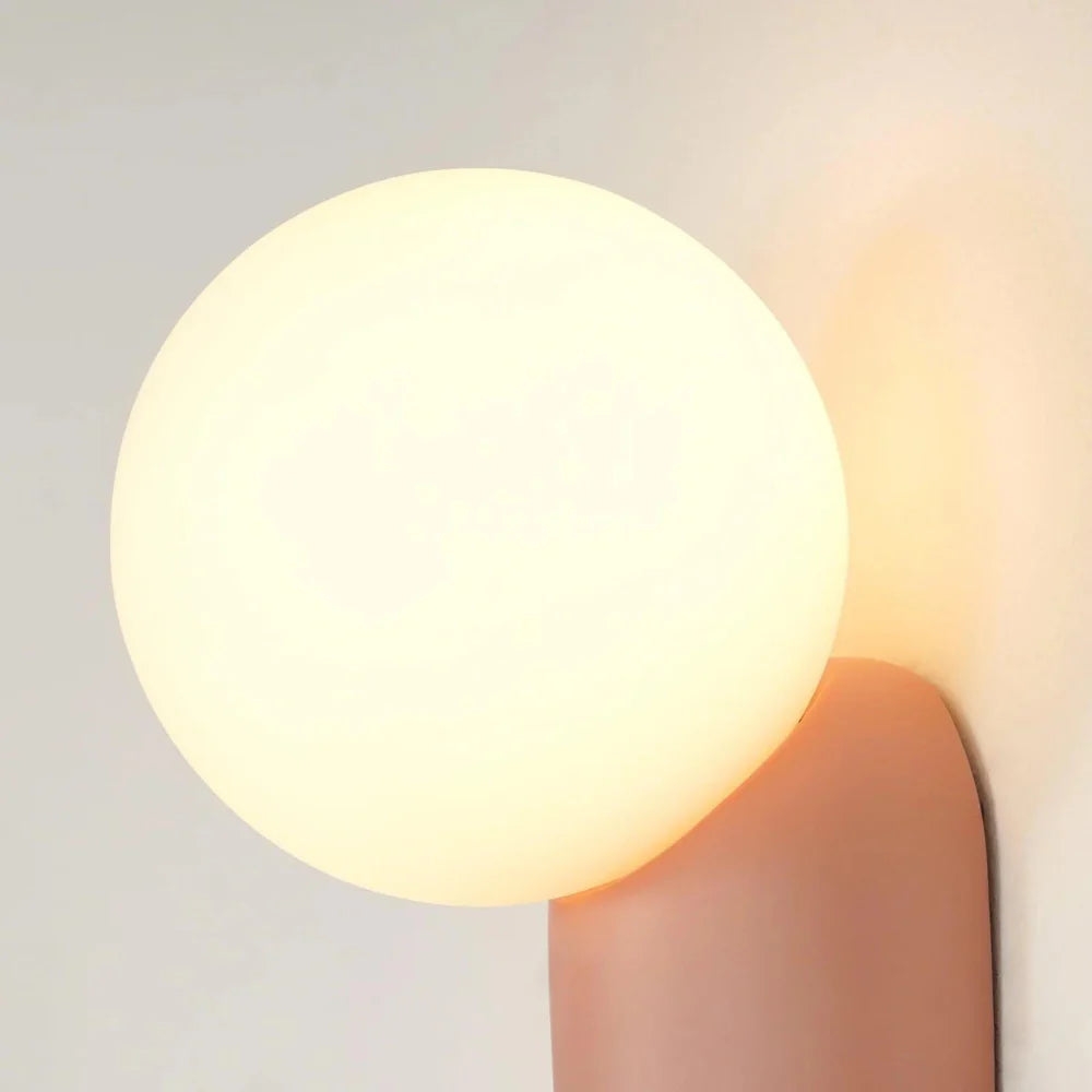 Luma Nordic Glass Orb Wall Light T2008