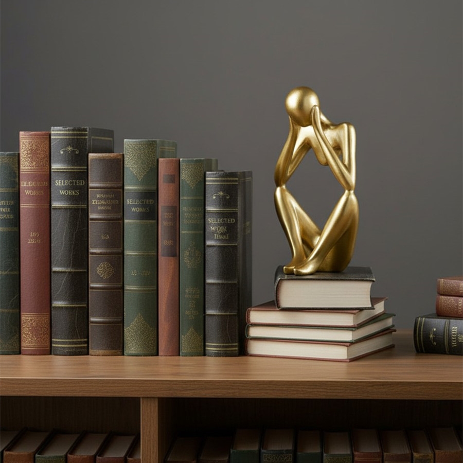 Floxo Abstract Metal Figurine – Nordic Sculpture for Desks T1195