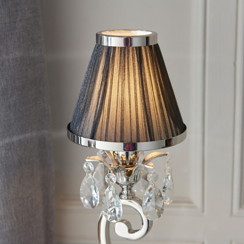 Talonis Double Table Lamp - Dual Shades and Metal Base for Bedroom and Living Room T941