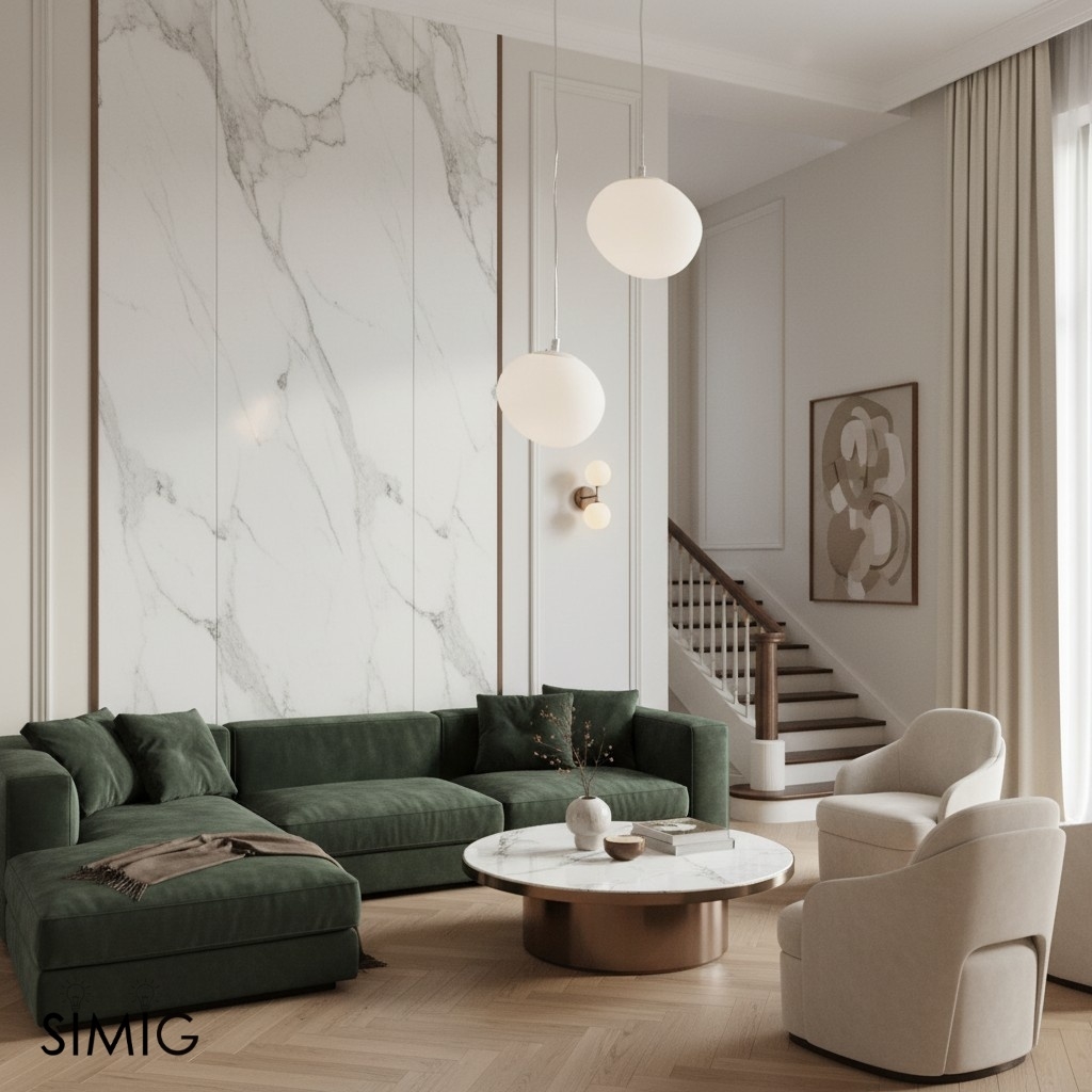 Pebble Orb Deco Milk Glass Pendant Light S161