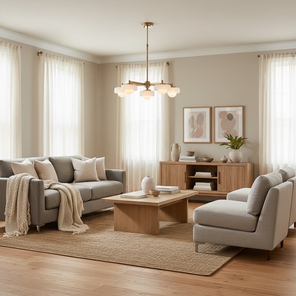 Zirvos Pendant with Frosted Opal Globes and Brushed Brass Frame for Living and Dining T937