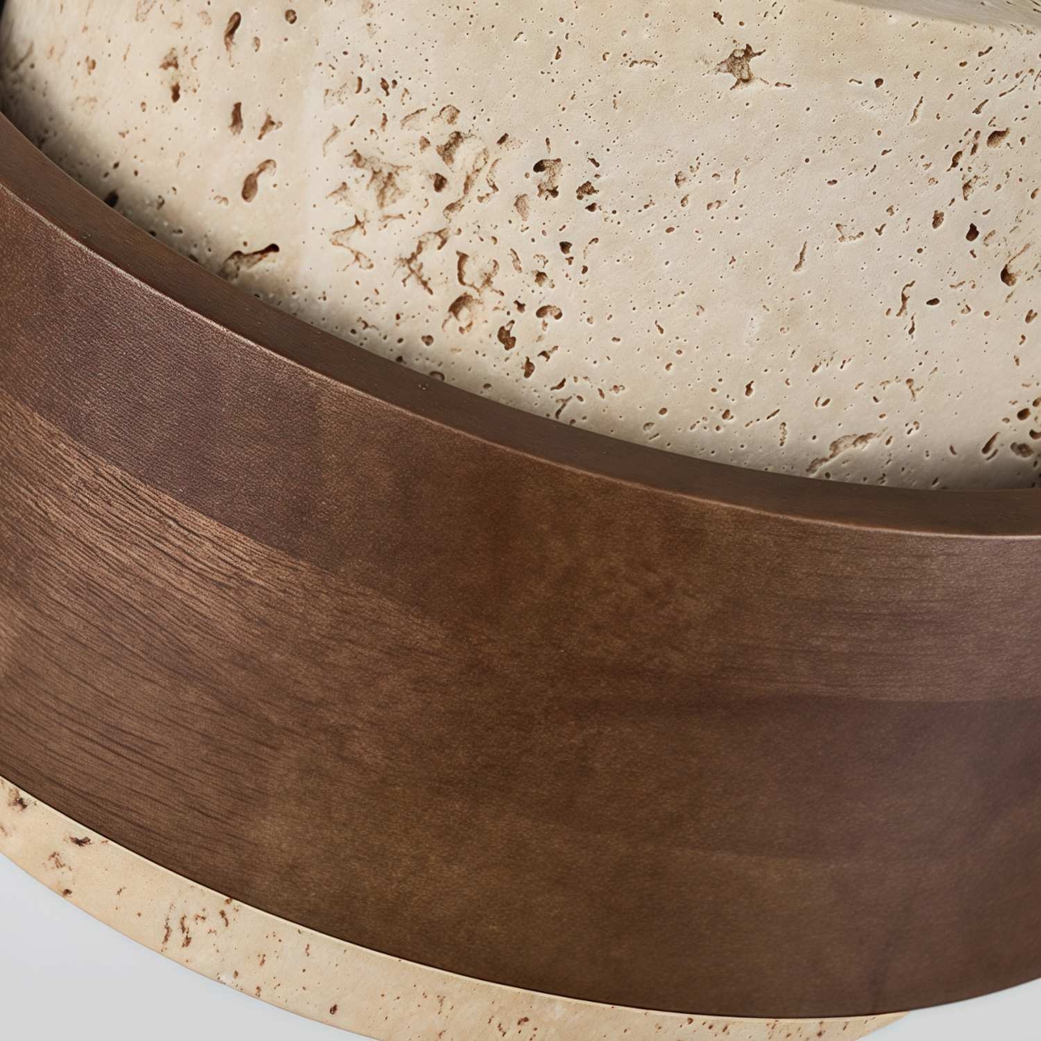 Natural Stone Texture Ceiling Light - Wabi Sabi Style Fixture T1103