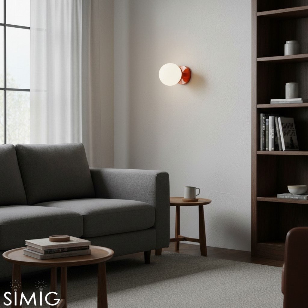 Nebulon Contemporary Ceramic Wall Light — Decorative Indoor Lighting S343