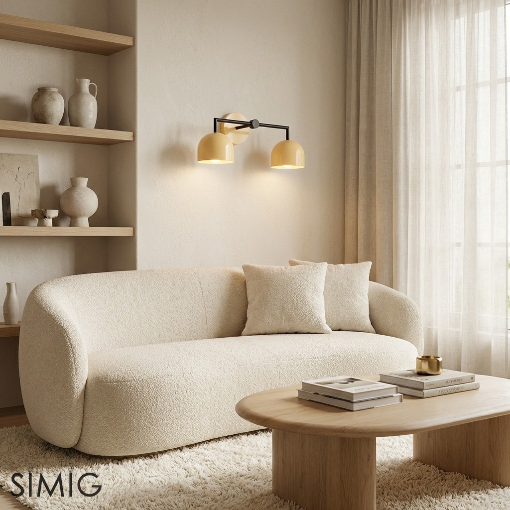 Metio Dome Farmhouse Wall Lamp - Metal Bathroom Mirror Sconce Light T450