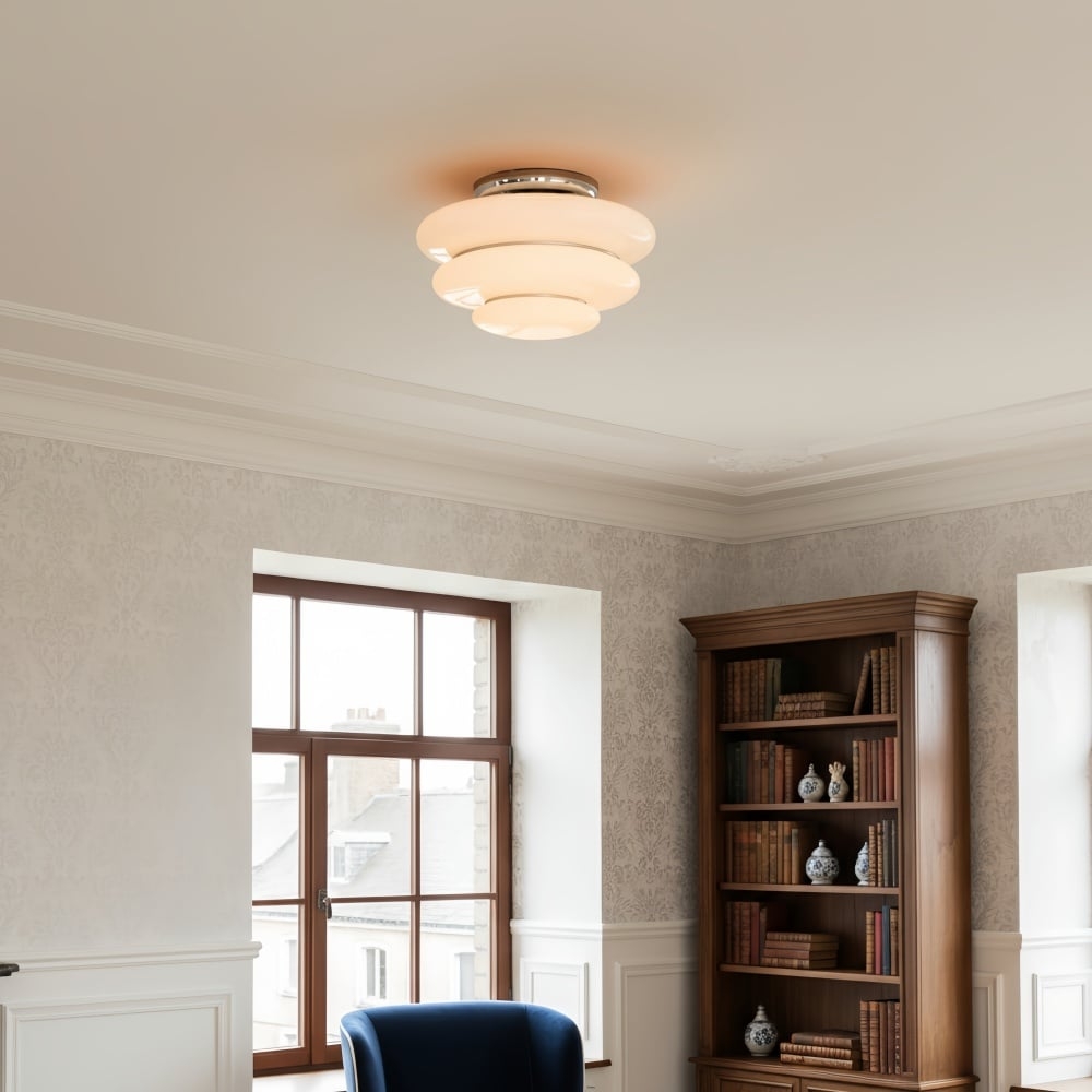 Cirren Layered Circular Ceiling Light Design – Modern Dining Area T565