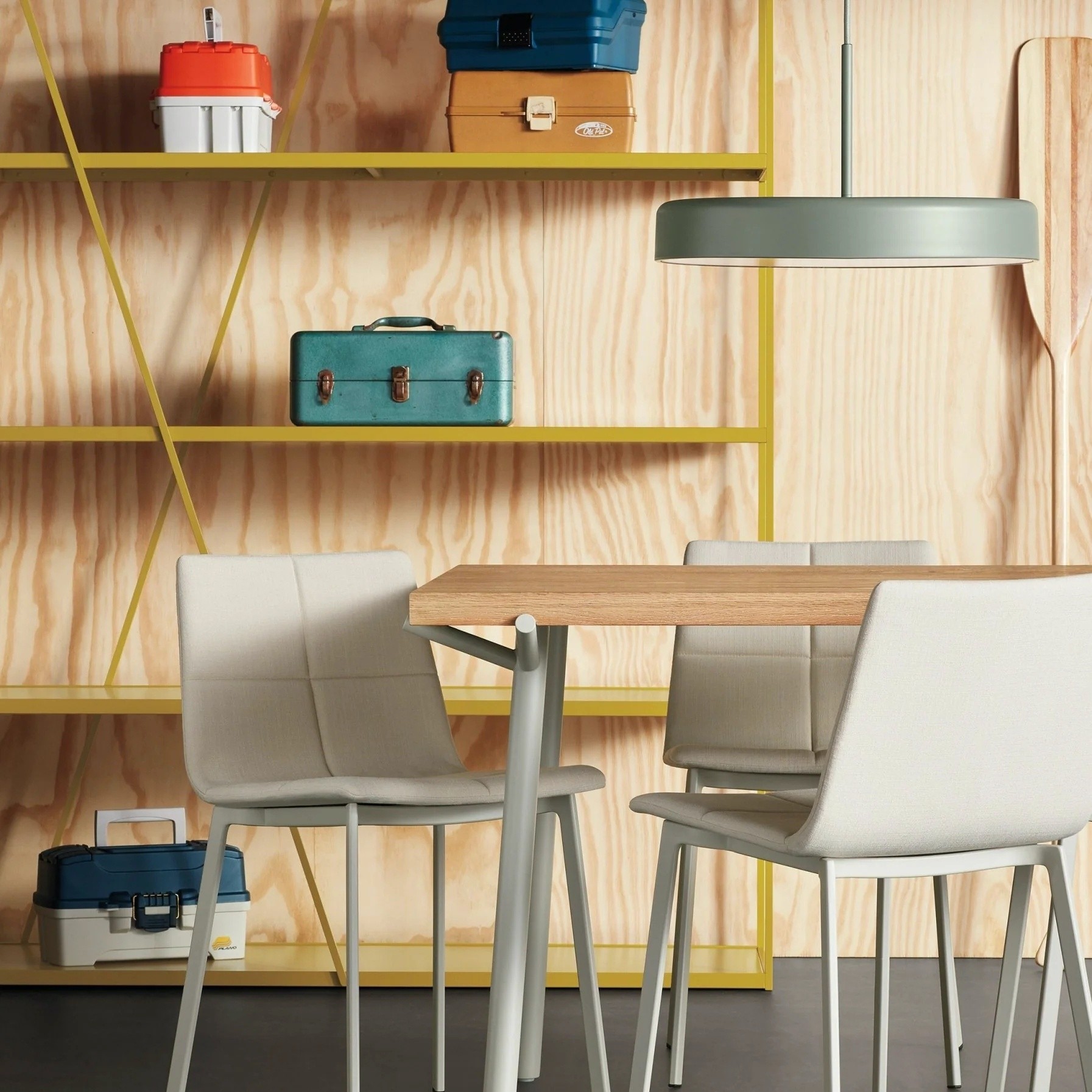 Minimalist Pendant Light with Warm Acrylic Diffused Illumination S226