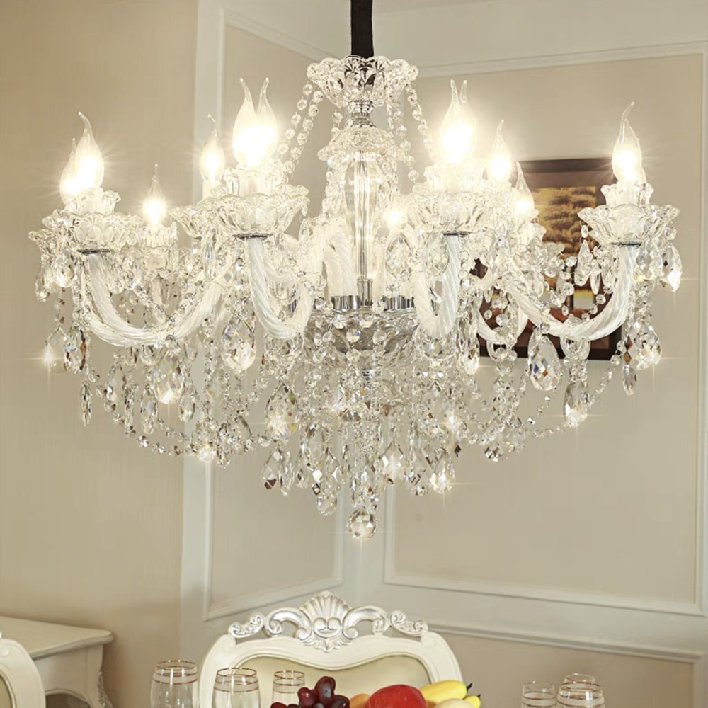 Candlestick Crystal Chandelier