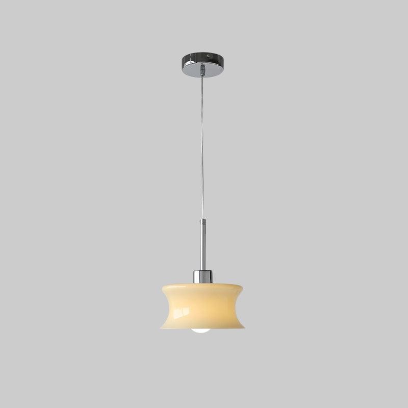 French Vintage Glass Window Pendant Lamp M392