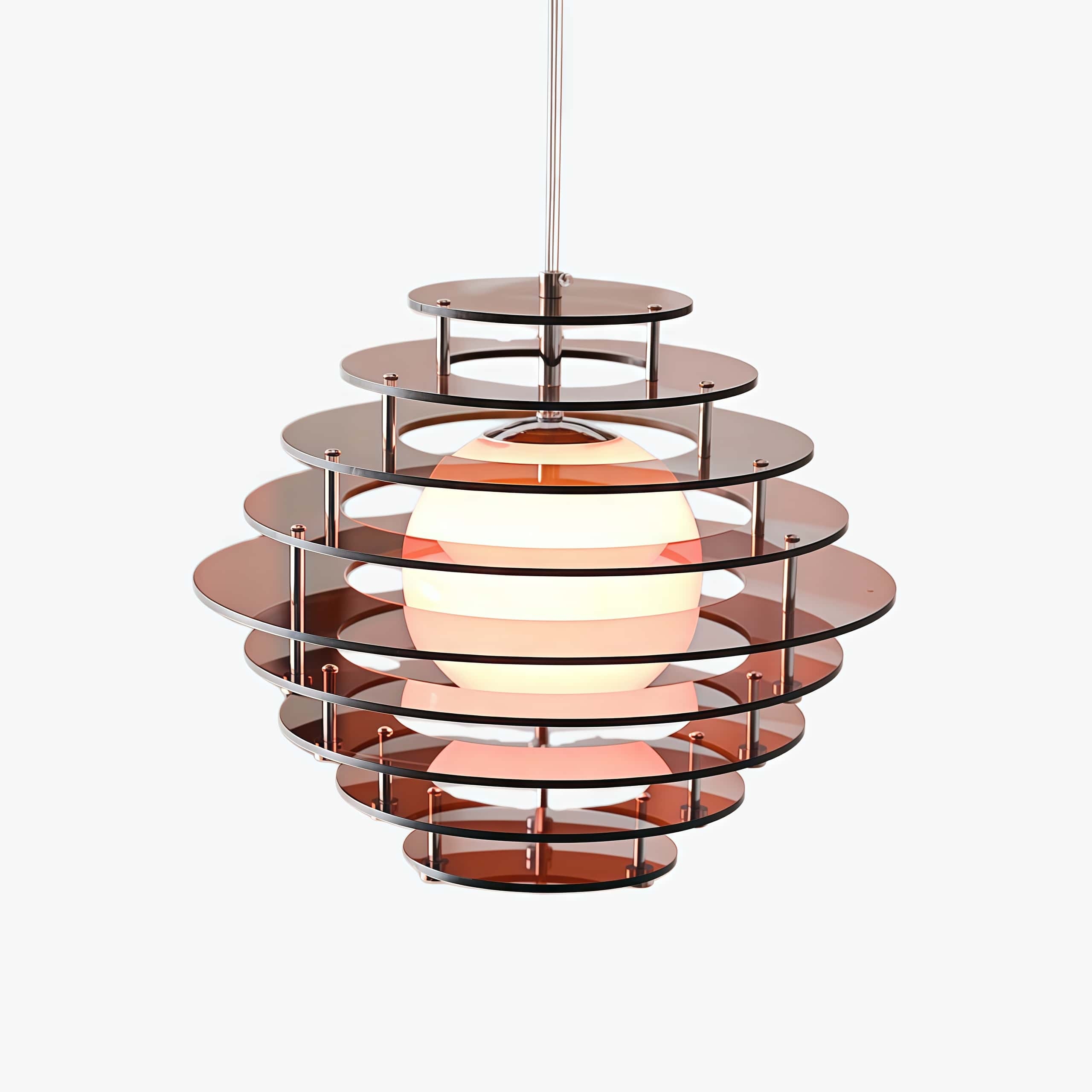 Bauhaus Memphis Acrylic Sunrise Pendant Lamp G78
