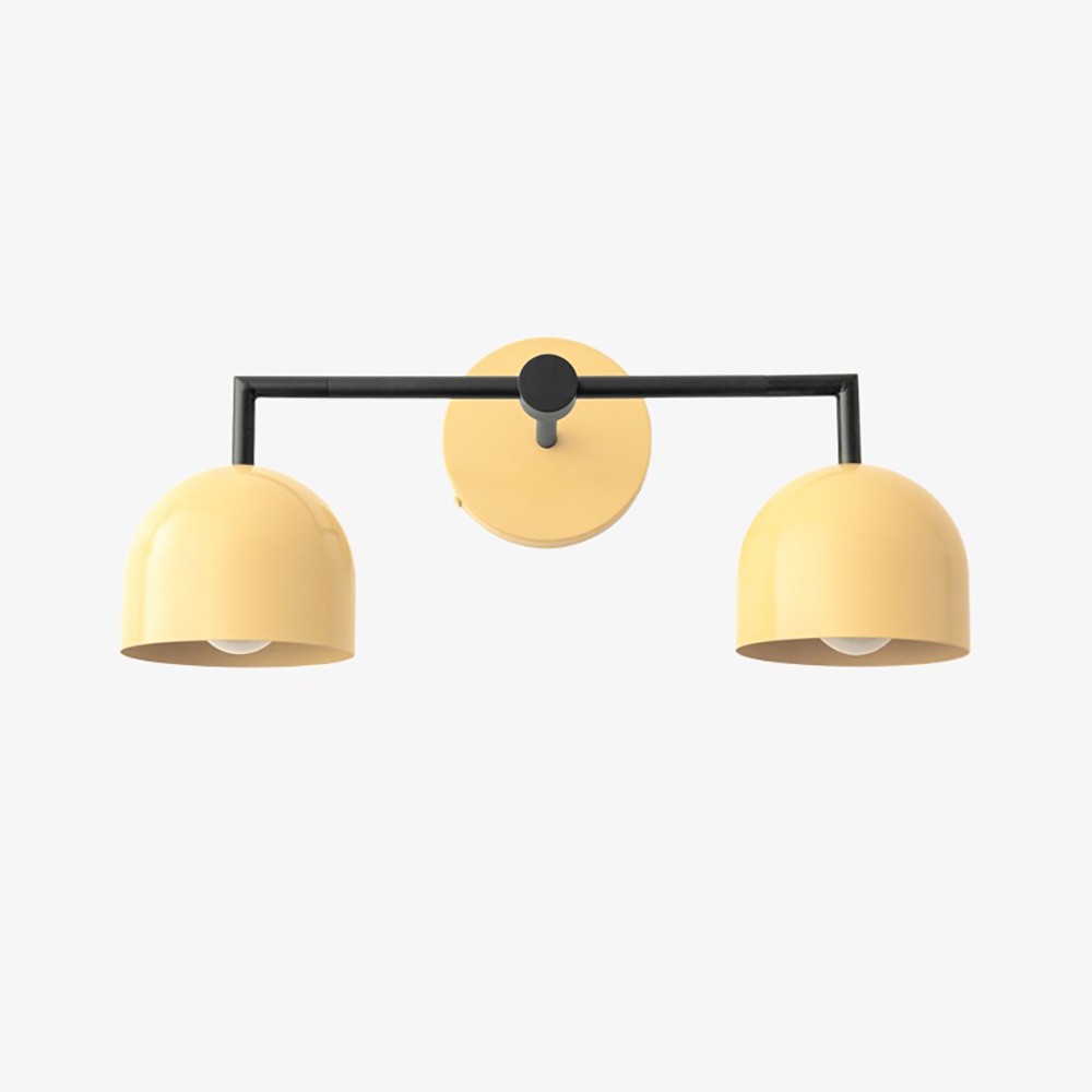 Metio Dome Farmhouse Wall Lamp - Metal Bathroom Mirror Sconce Light T450