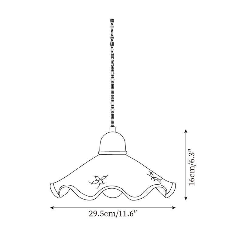 Badminton Ceramics Pendant Lamp P027