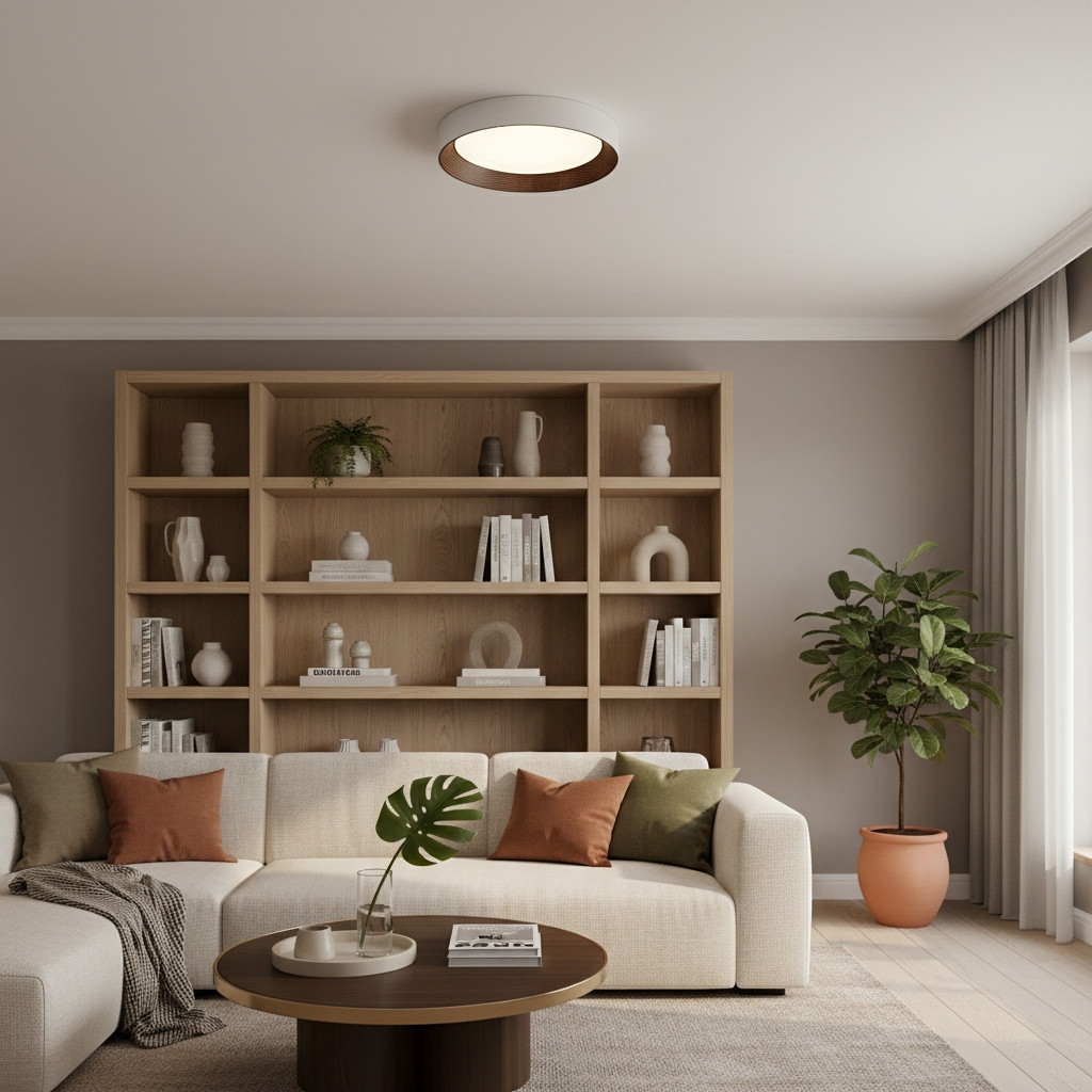 Crelina Contemporary Ceiling Light - Indoor Flush Fixture for Hallway and Dining Area U16