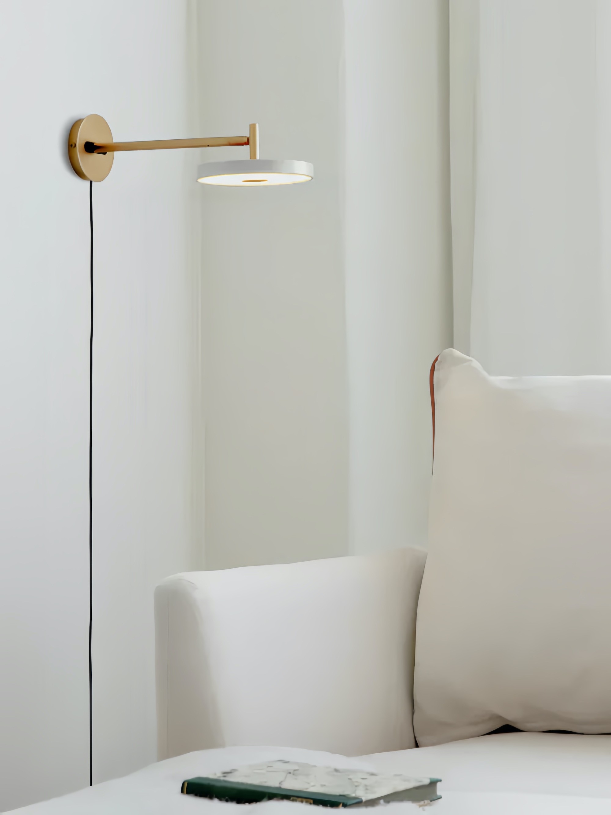Scandinavian Monochrome Metal Wall-Lamp – Lighting for Bedroom Decor G101