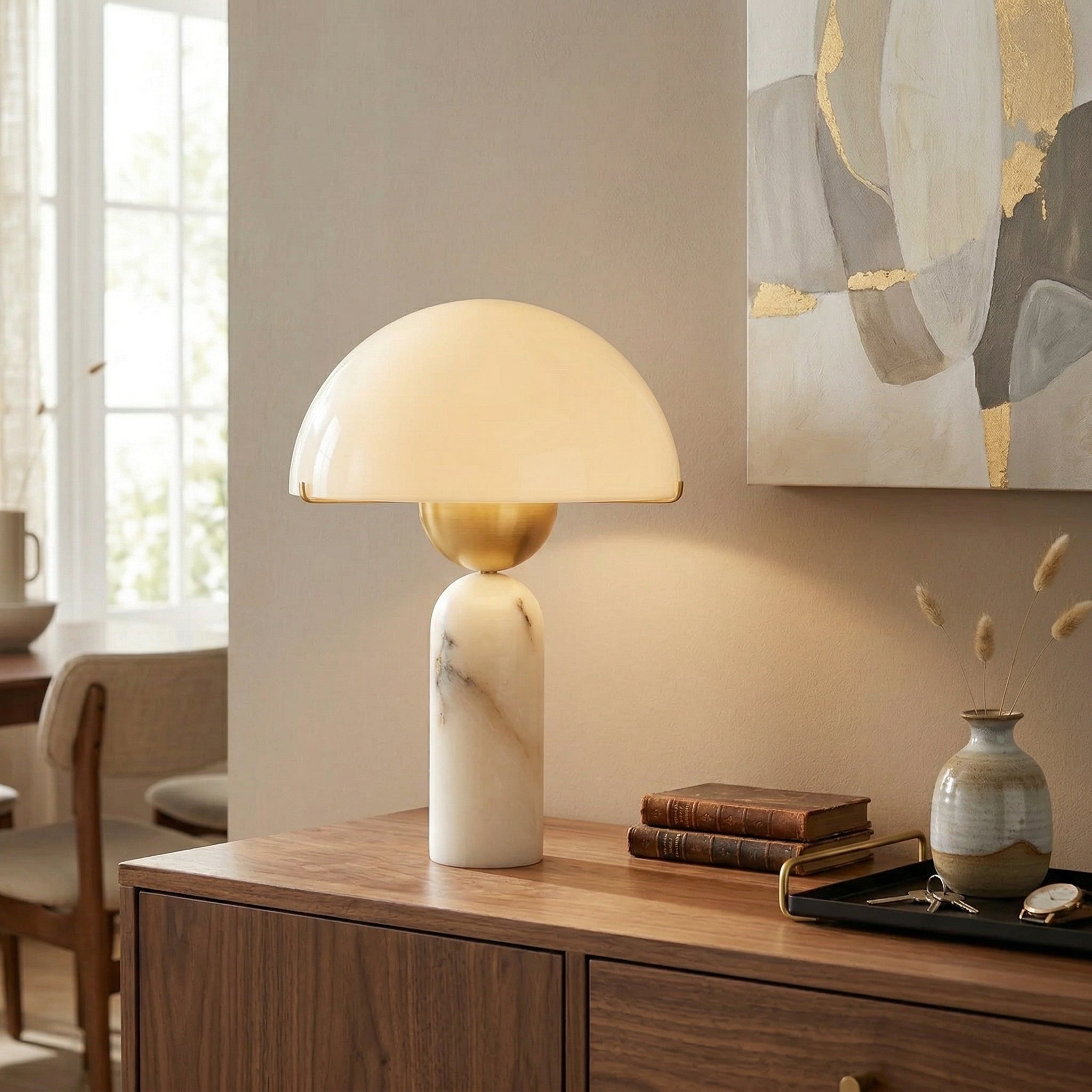 Peono Alabaster Table Lamp T1664